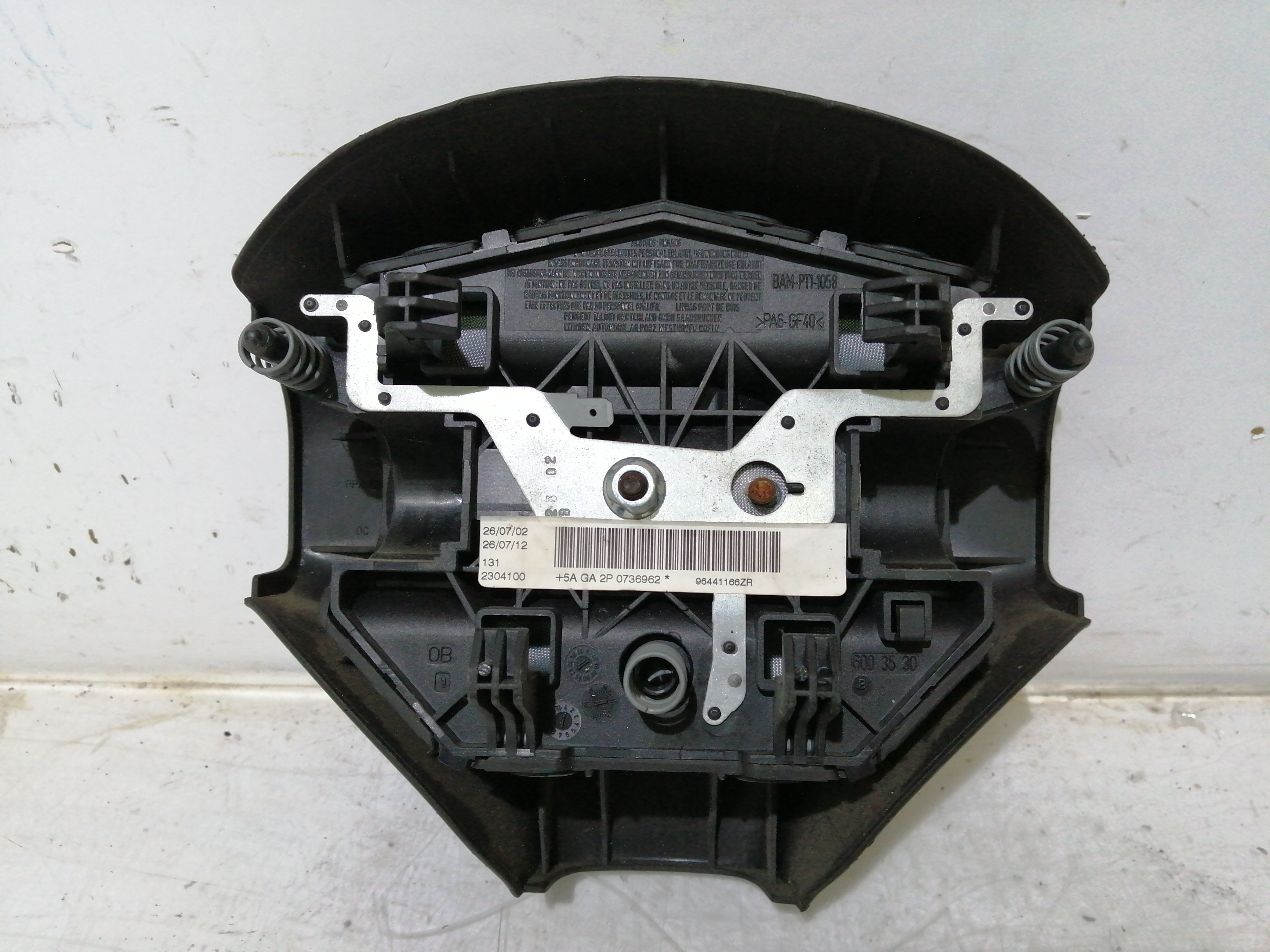 Driver Airbag PEUGEOT 206 Hatchback (2A/C) | 98 - 12 Imagem-1