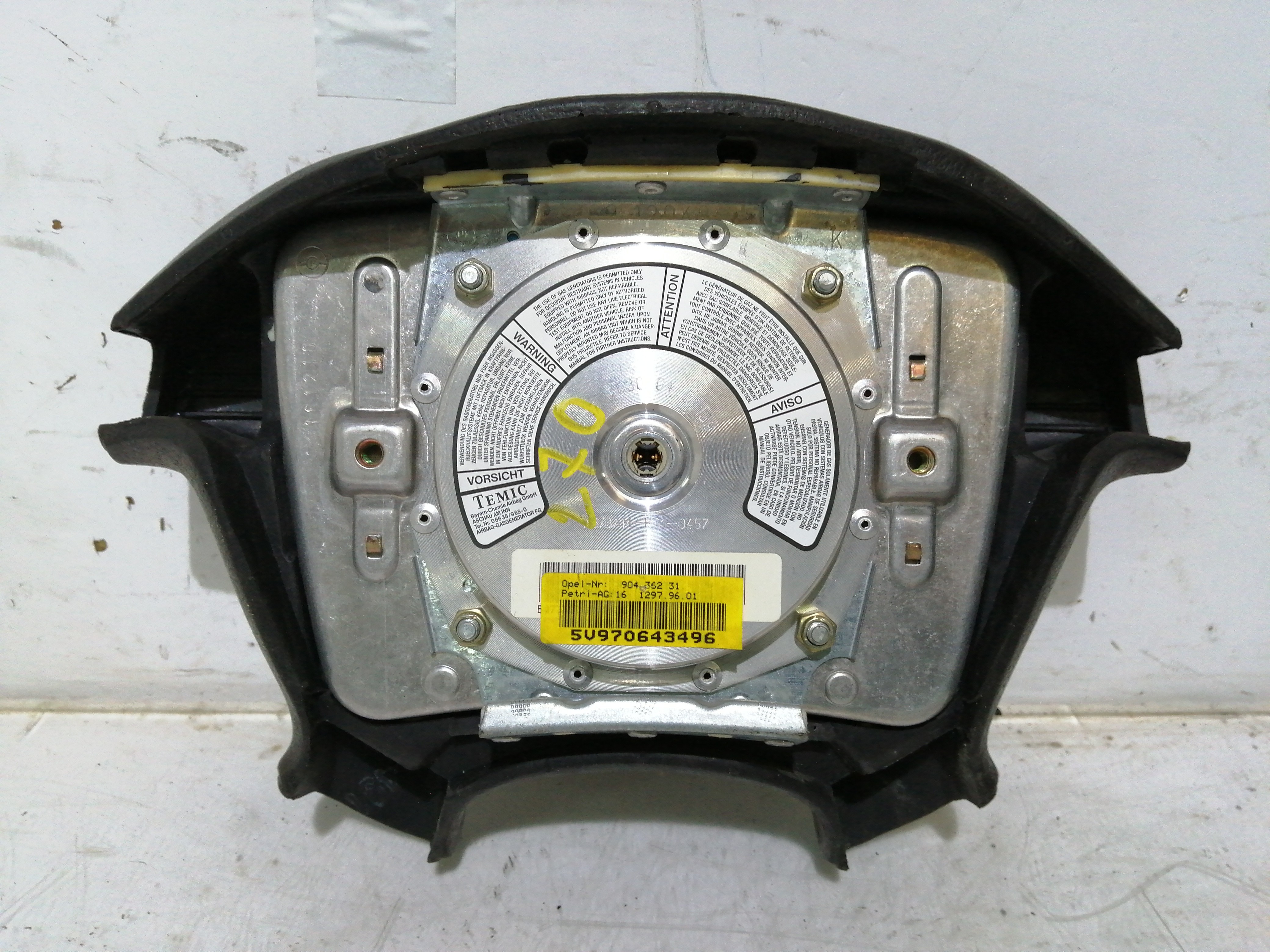 Driver Airbag OPEL ASTRA F Van (T92) | 91 - 99 Imagem-1