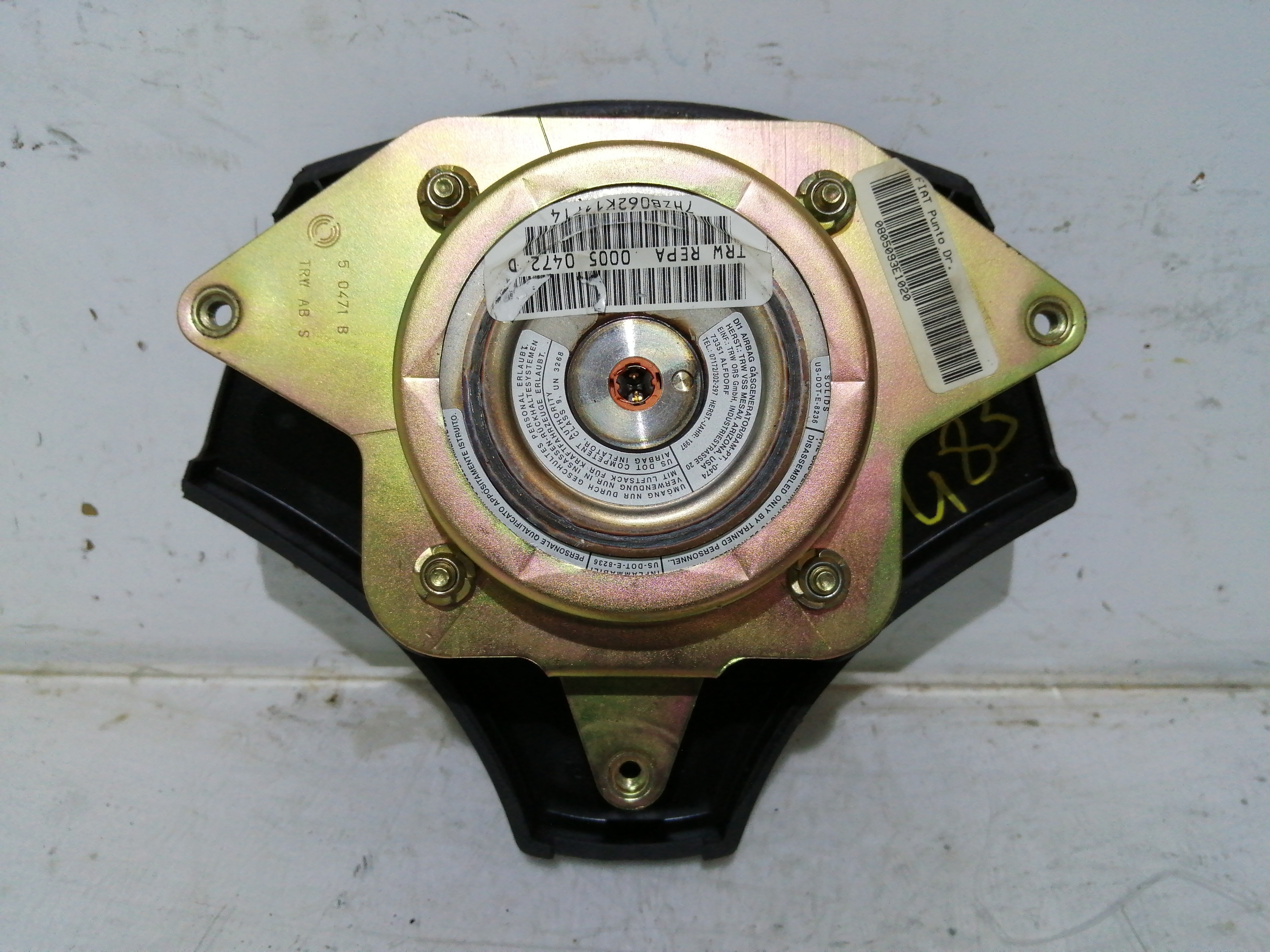 Airbag Volante FIAT PUNTO (176_) | 93 - 99 Imagem-1