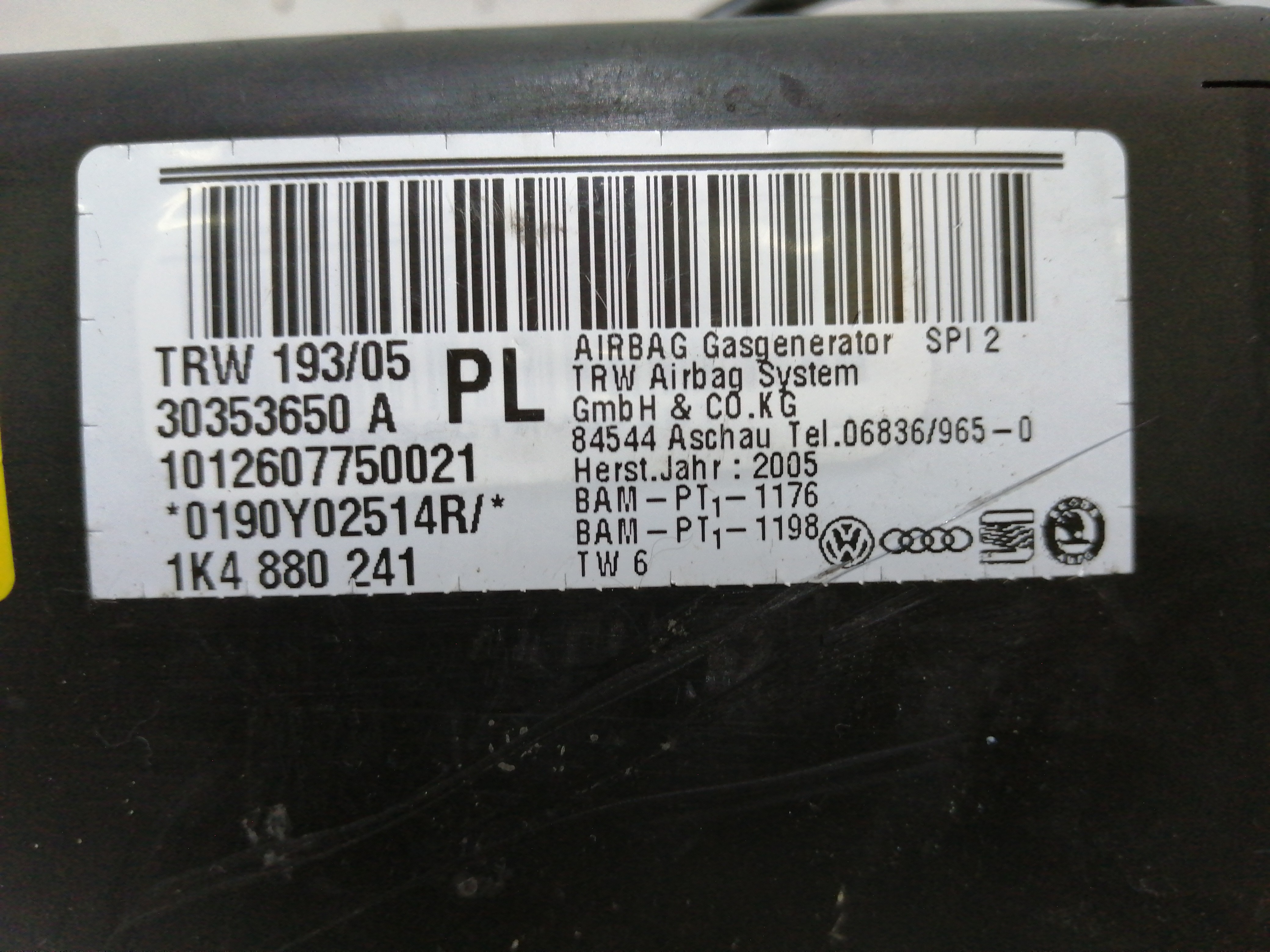 Airbag Assiento Izq SEAT ALTEA (5P1) | 04 -  Imagem-1