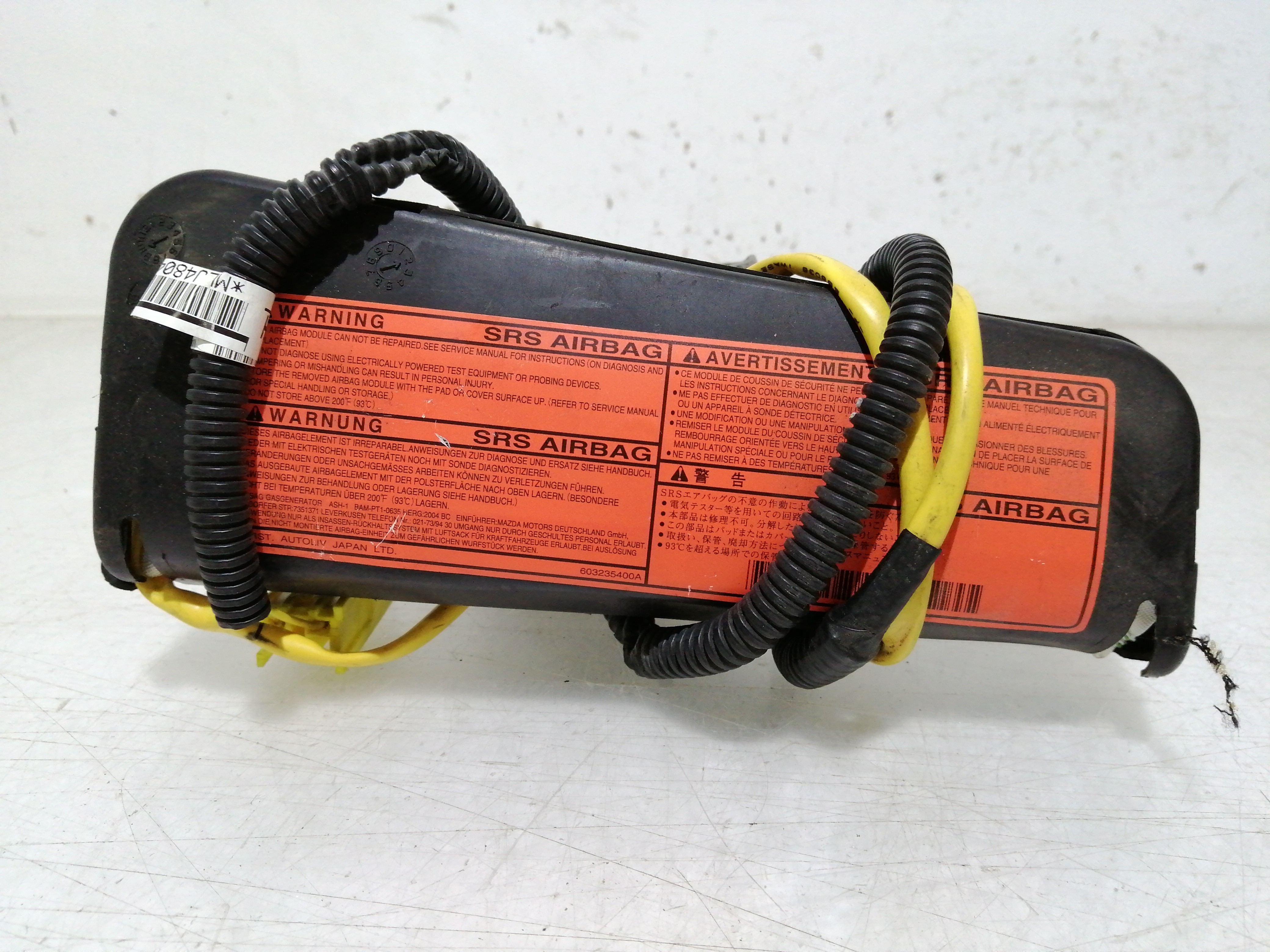 Airbag Banco Esquerdo MAZDA 3 (BK) | 03 - 09