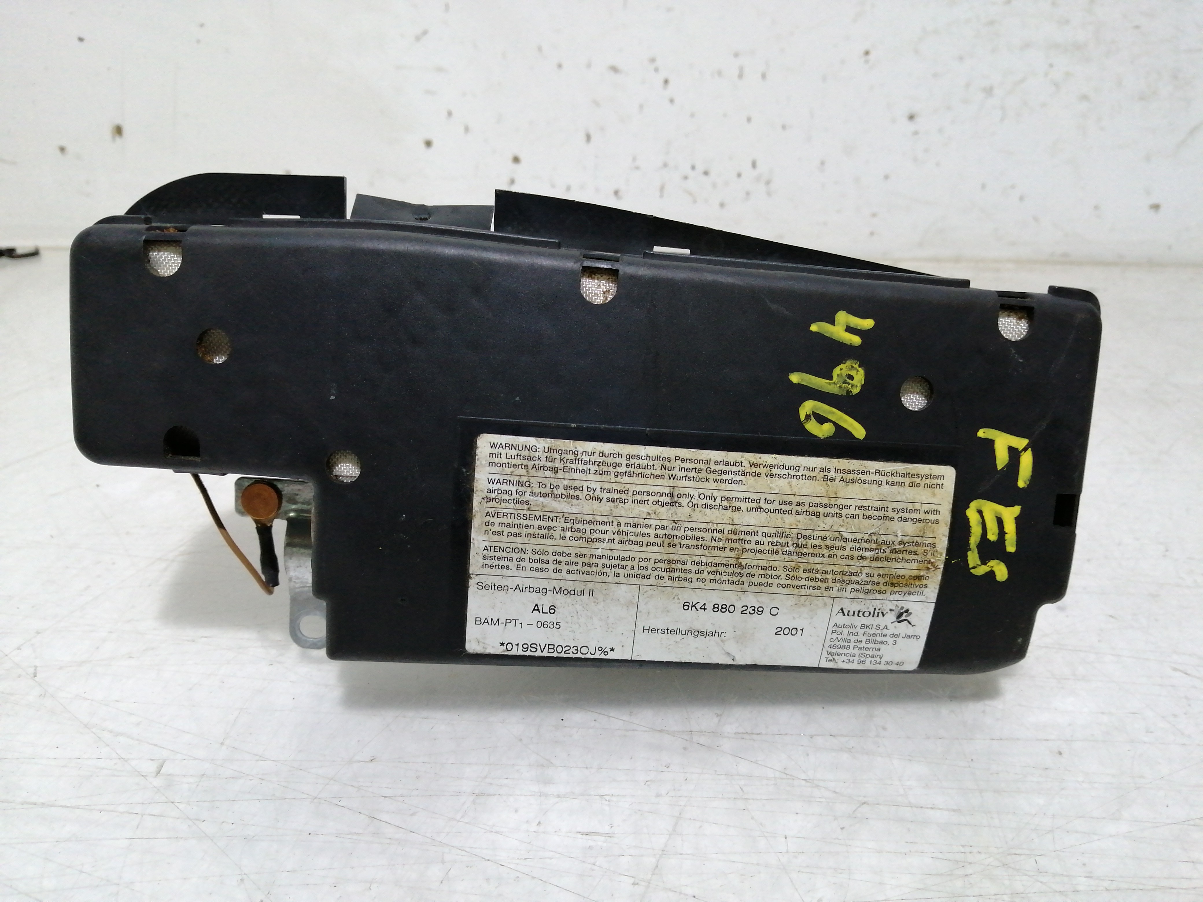 Airbag Assiento Izq SEAT IBIZA III (6K1) | 99 - 02