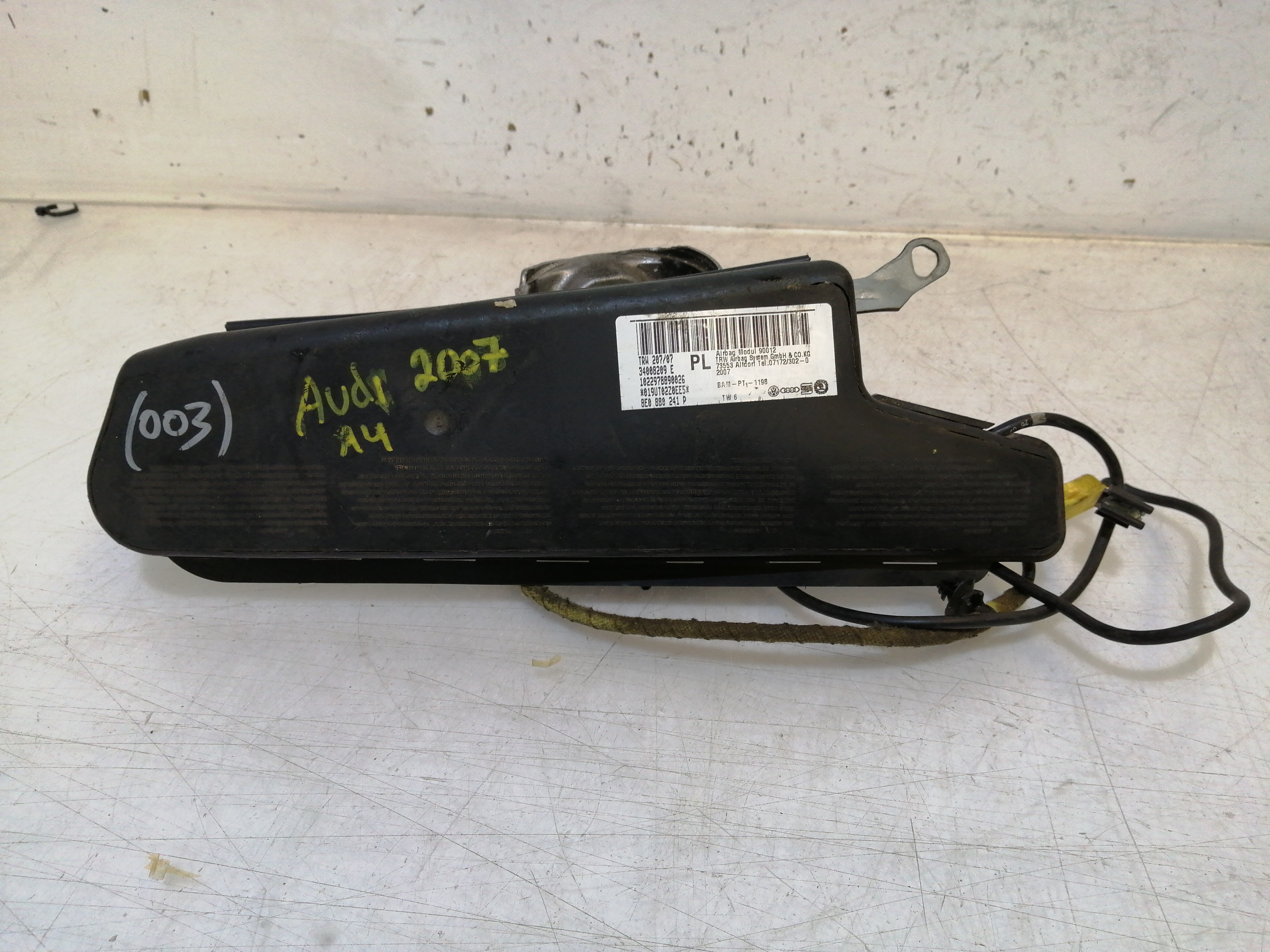 Airbag Banco Esquerdo AUDI A4 (8EC, B7) | 04 - 08