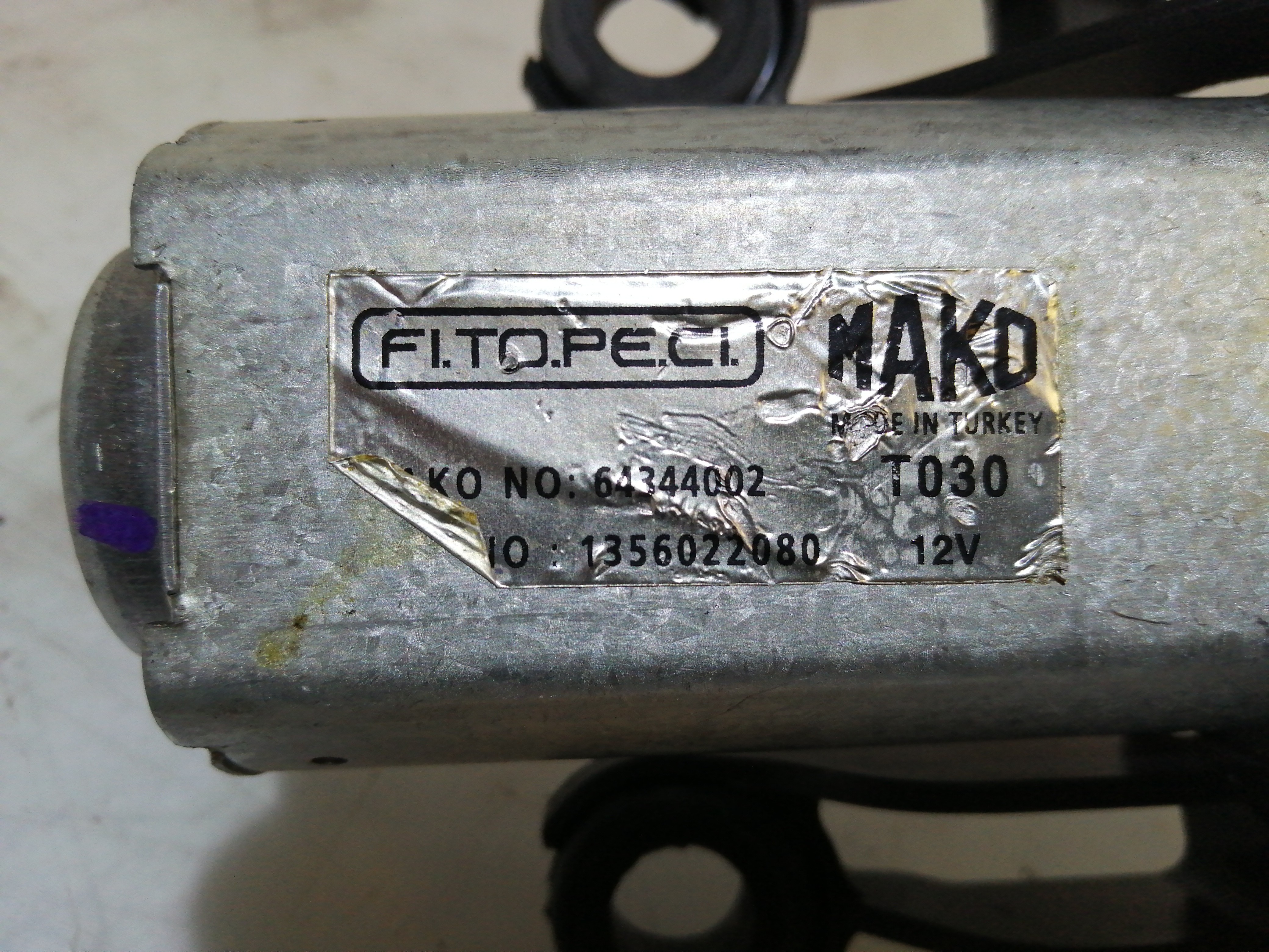 Motor Limpa Vidro Tras FIAT QUBO (225_) | 08 -  Imagem-2
