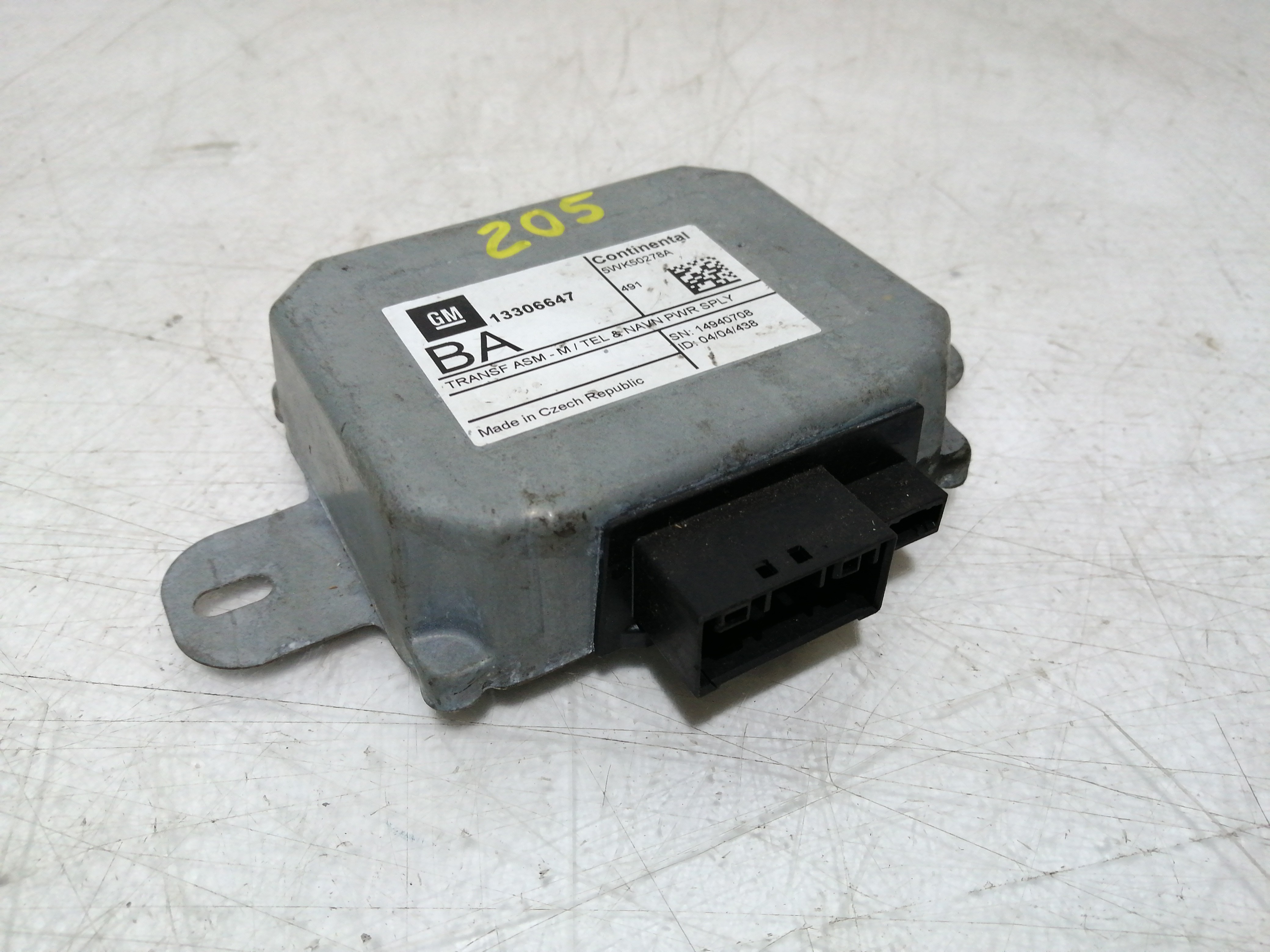 Bluetooth control module OPEL ASTRA J (P10) | 09 - 15