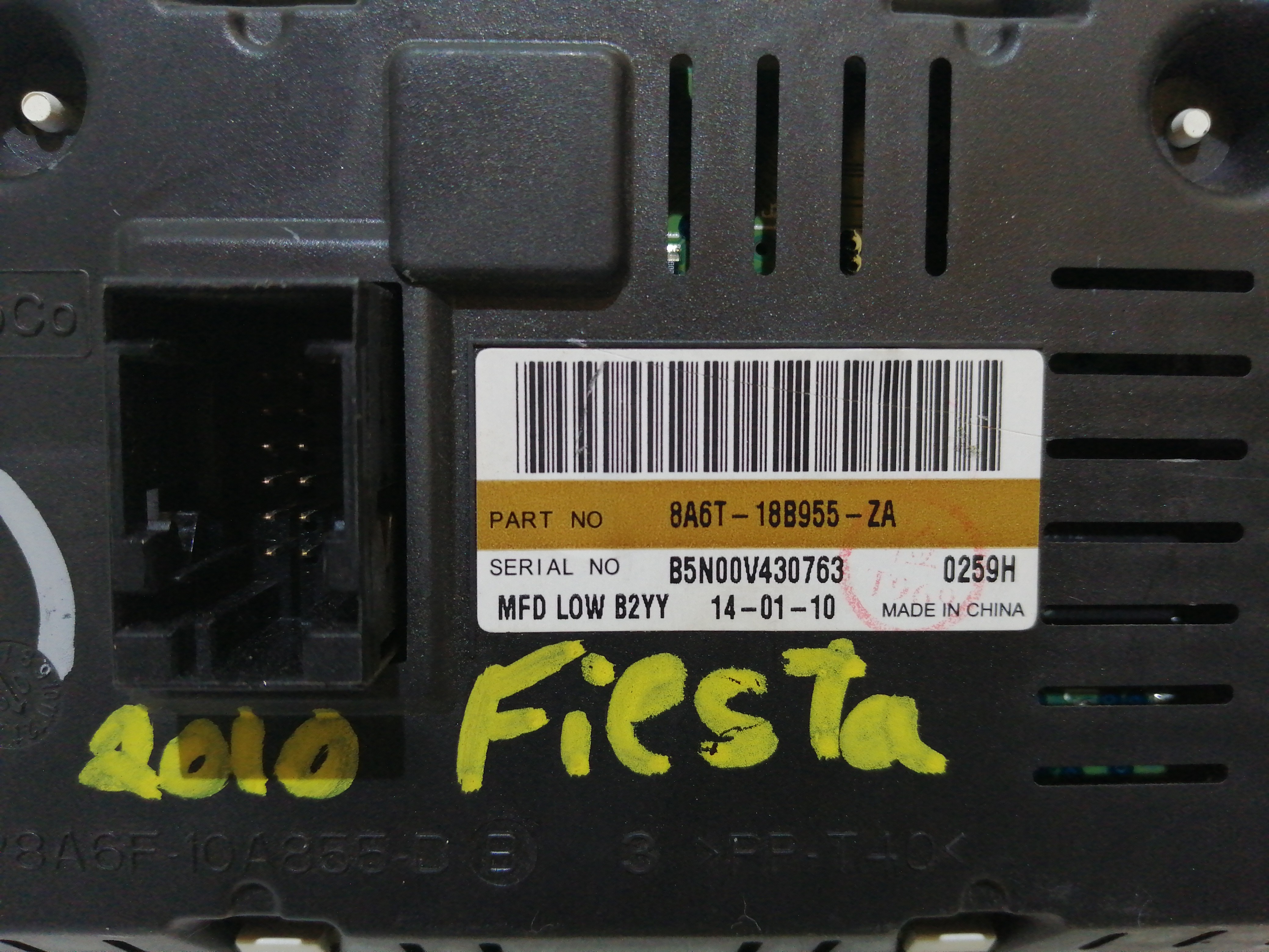 Display Tablier Central FORD FIESTA VI (CB1, CCN) | 08 -  Imagem-2