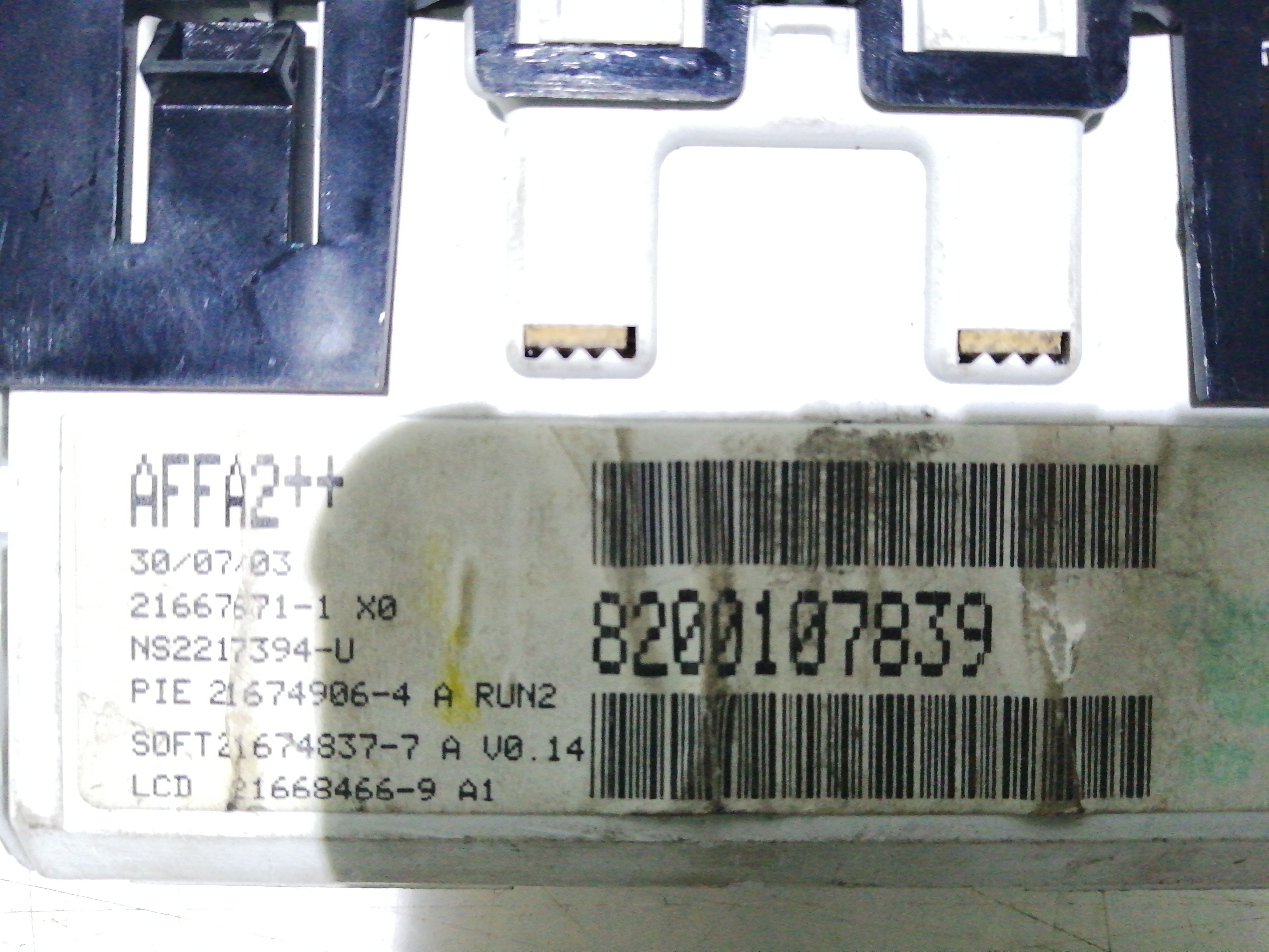 Display Tablier Central RENAULT MEGANE II (BM0/1_, CM0/1_) | 01 - 12 Imagem-2