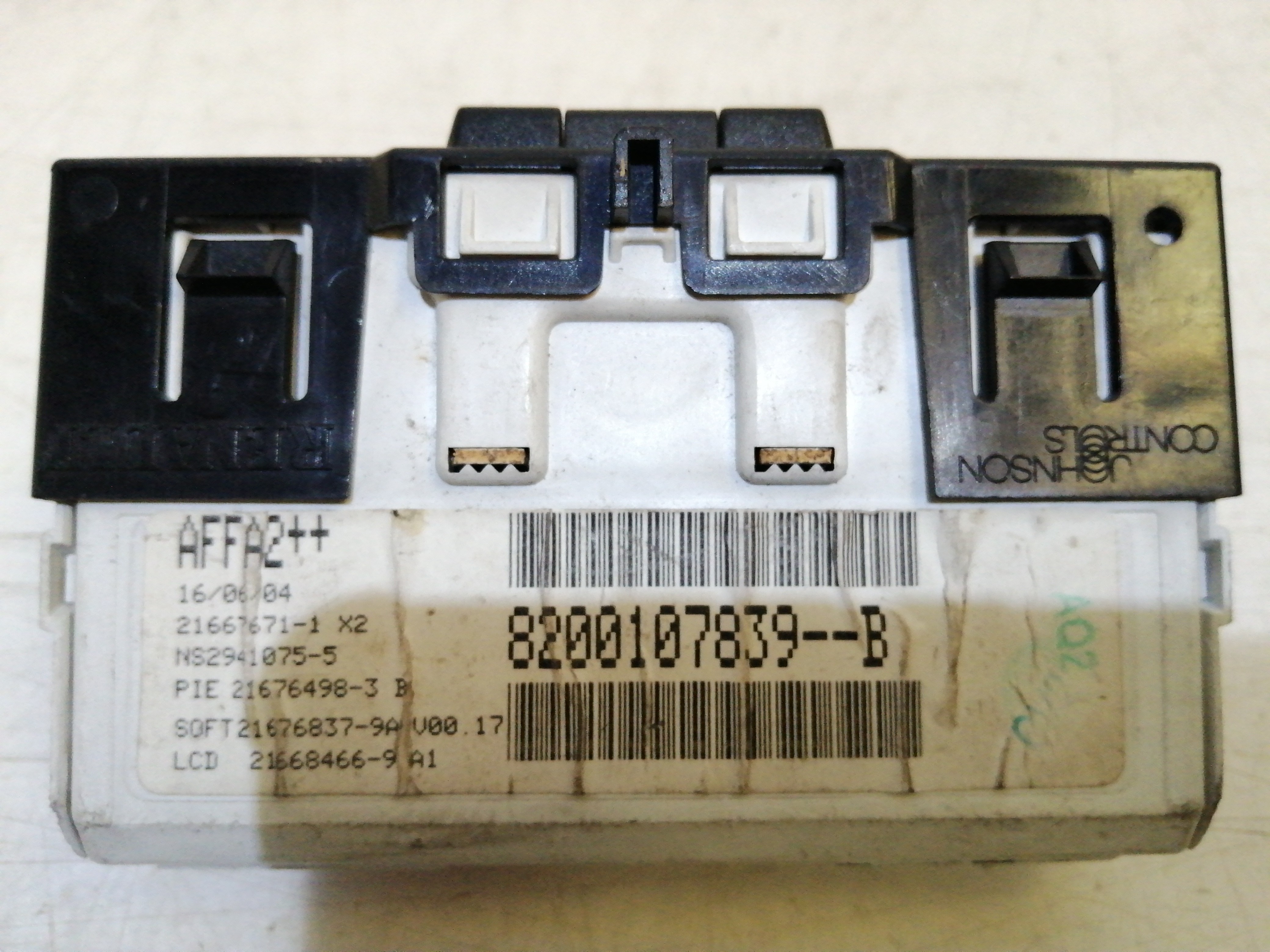 Display Tablier Central RENAULT MEGANE II (BM0/1_, CM0/1_) | 01 - 12 Imagem-2