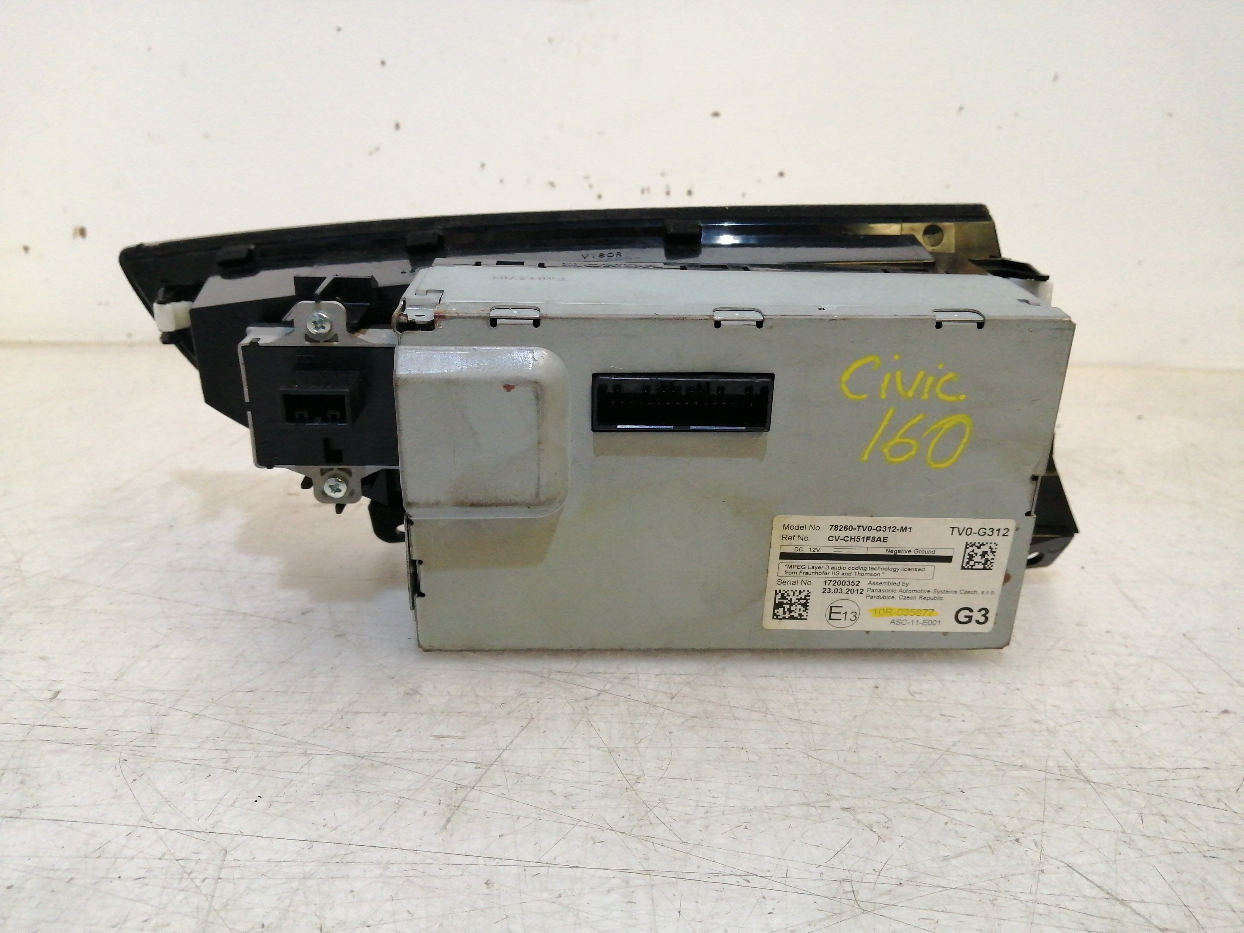 Display Tablier Central HONDA CIVIC IX (FK) | 12 -  Imagem-1