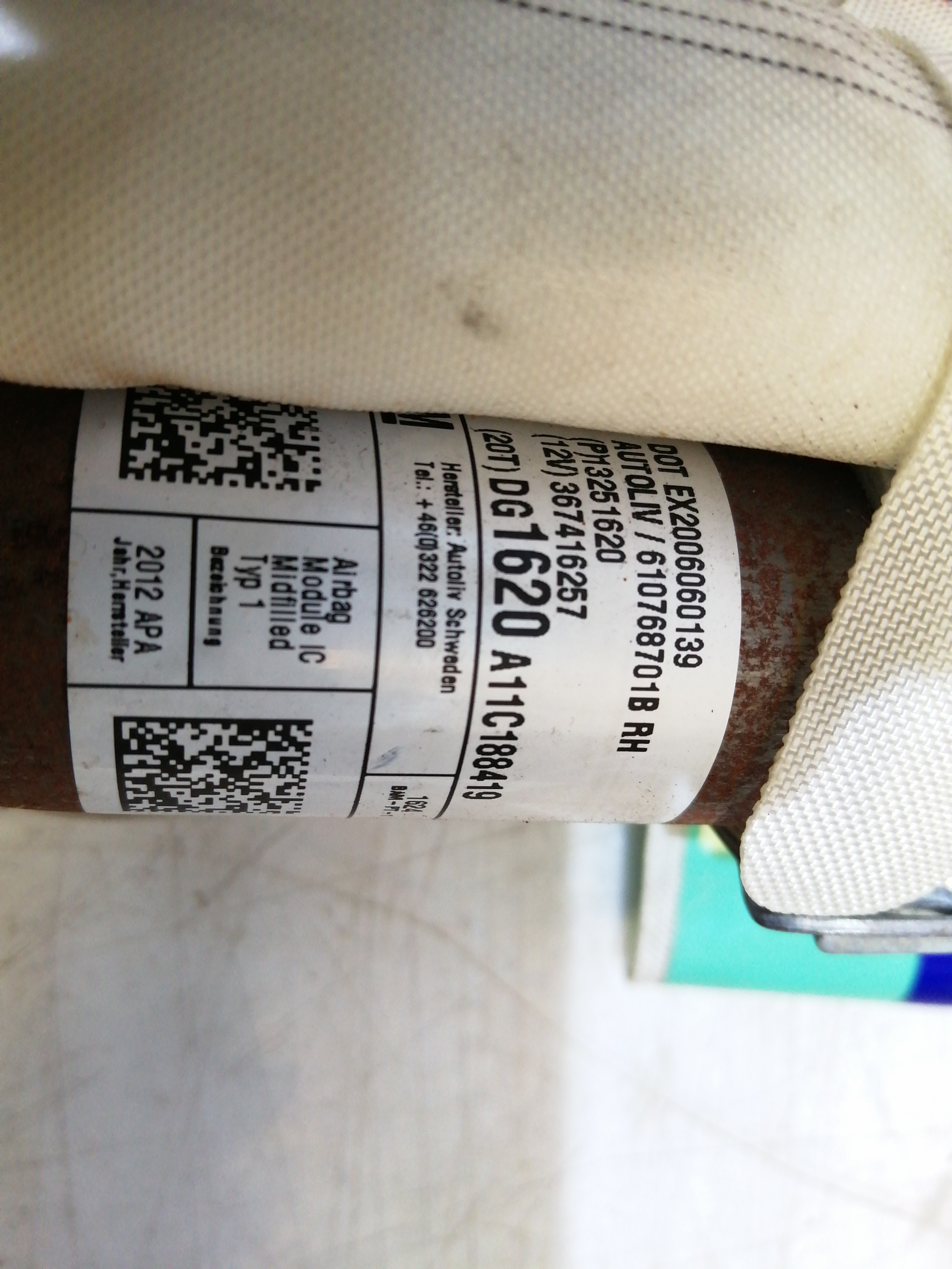 rideau droit airbag OPEL ASTRA J (P10) | 09 - 15 Imagem-1