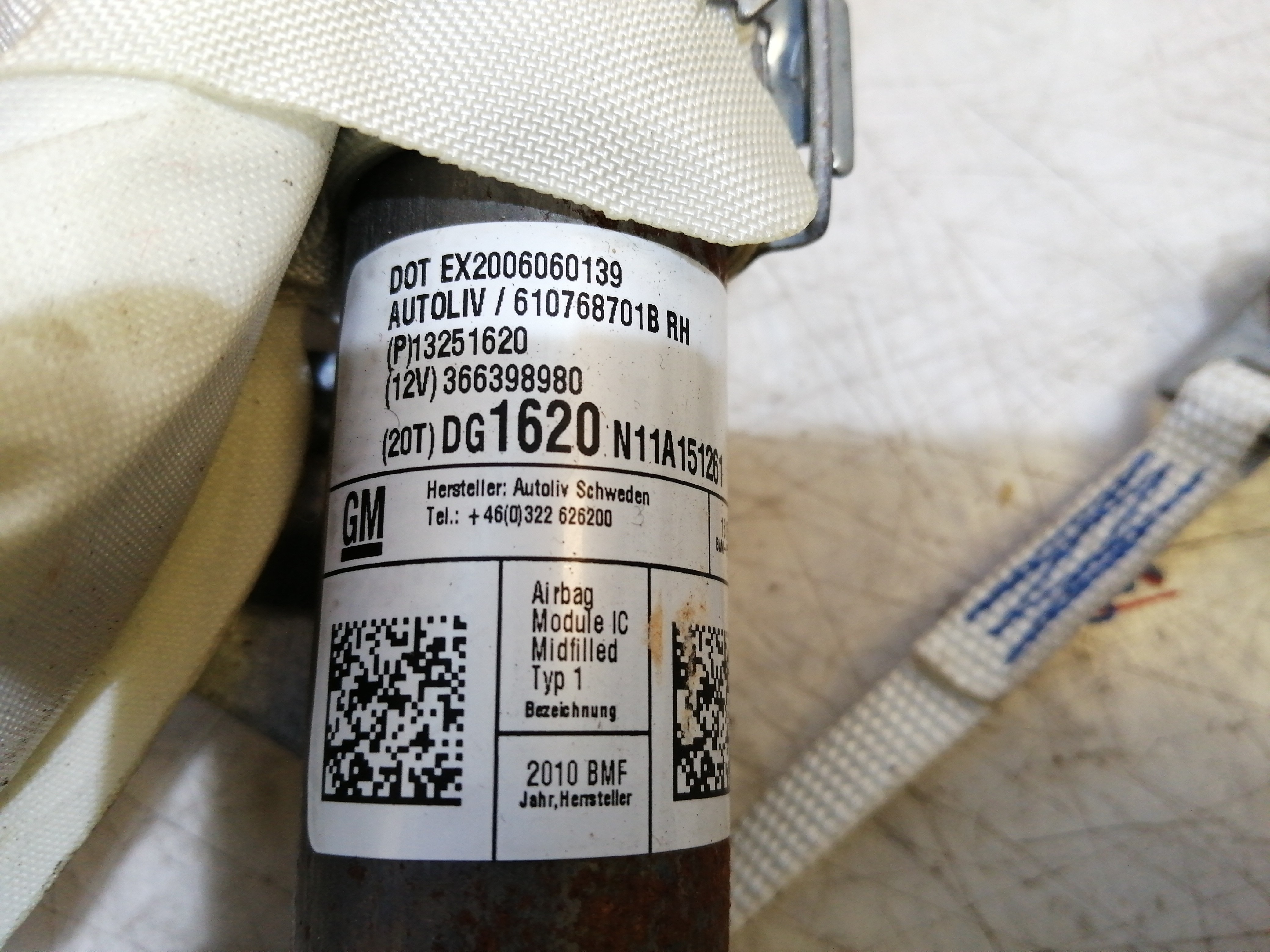 rideau droit airbag OPEL ASTRA J (P10) | 09 - 15 Imagem-1