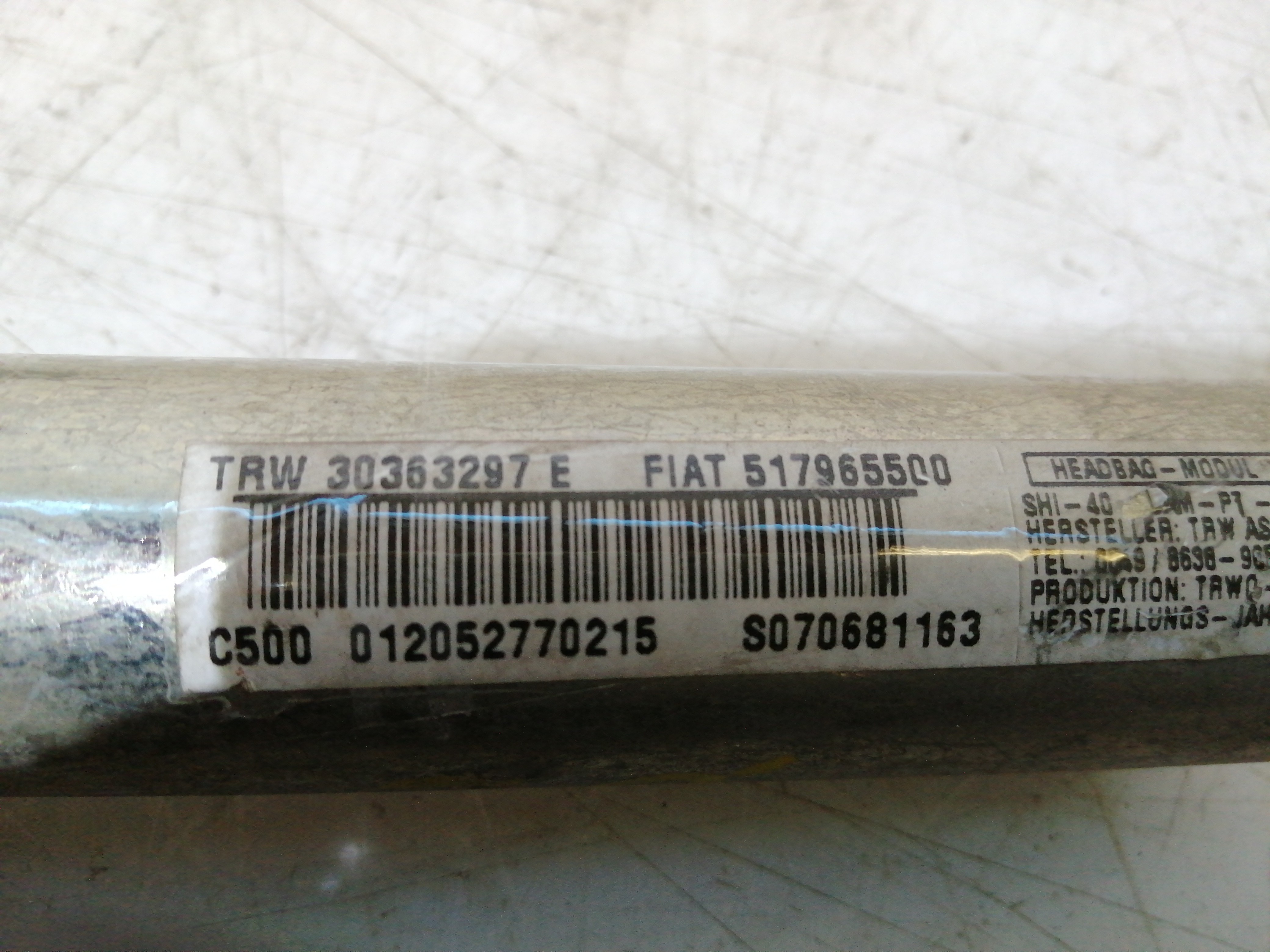 Airbags de Cortina Dto FIAT GRANDE PUNTO (199_) | 05 -  Imagem-1
