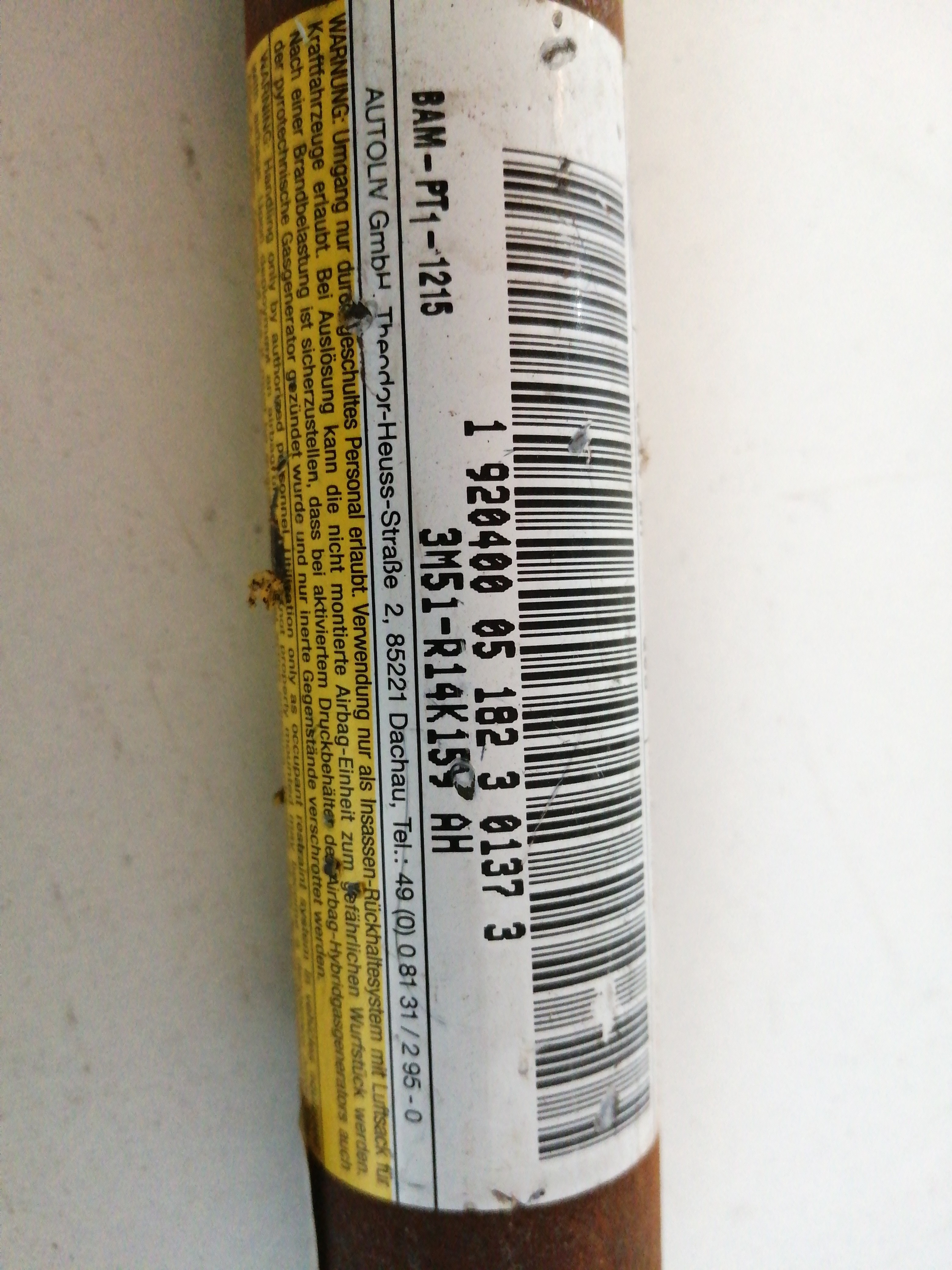Cortina de airbag direita FORD FOCUS C-MAX (DM2) | 03 - 07 Imagem-1
