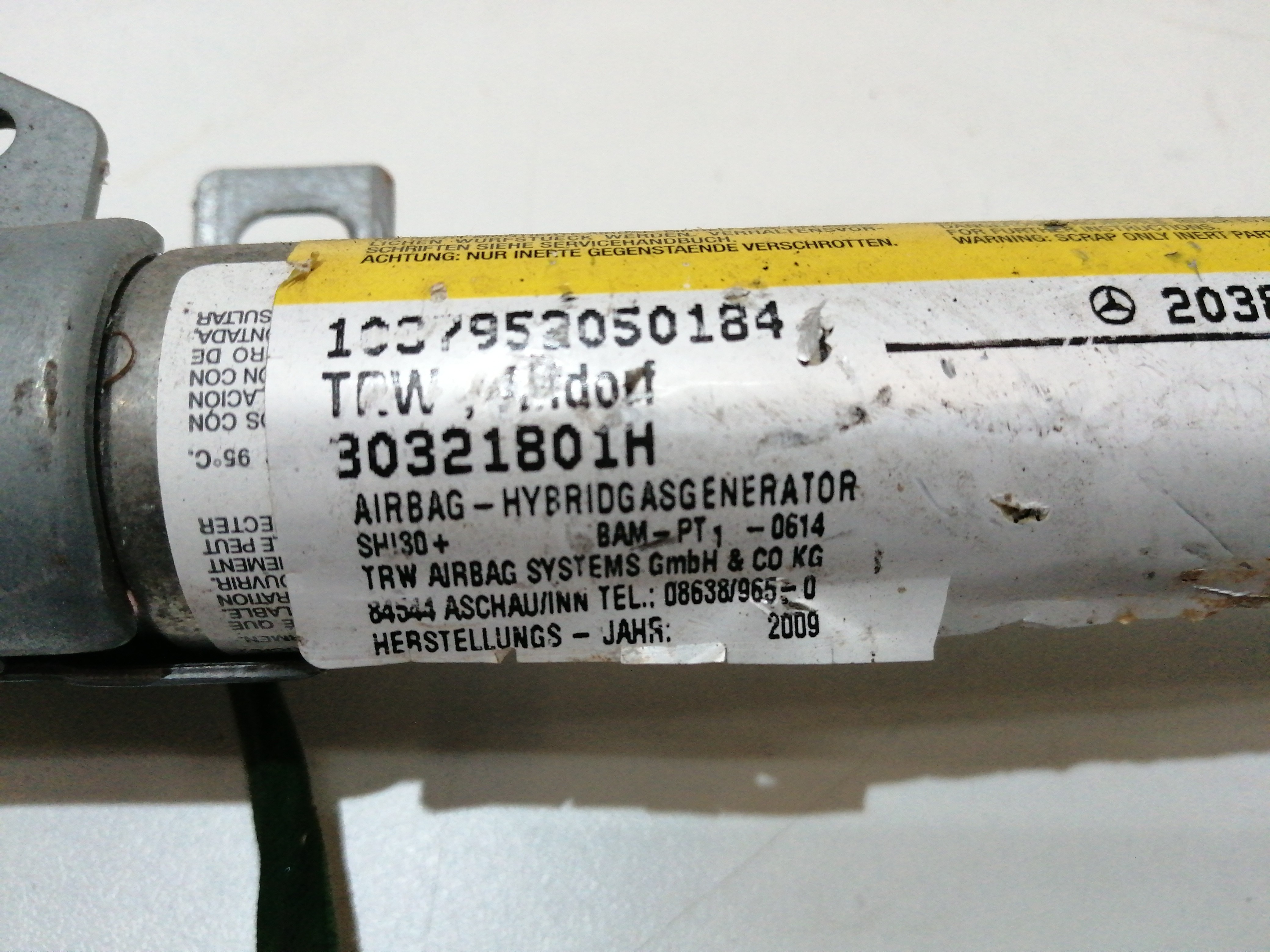 Cortina de airbag direita MERCEDES-BENZ C-CLASS Coupe Sport (CL203) | 01 - 11 Imagem-1