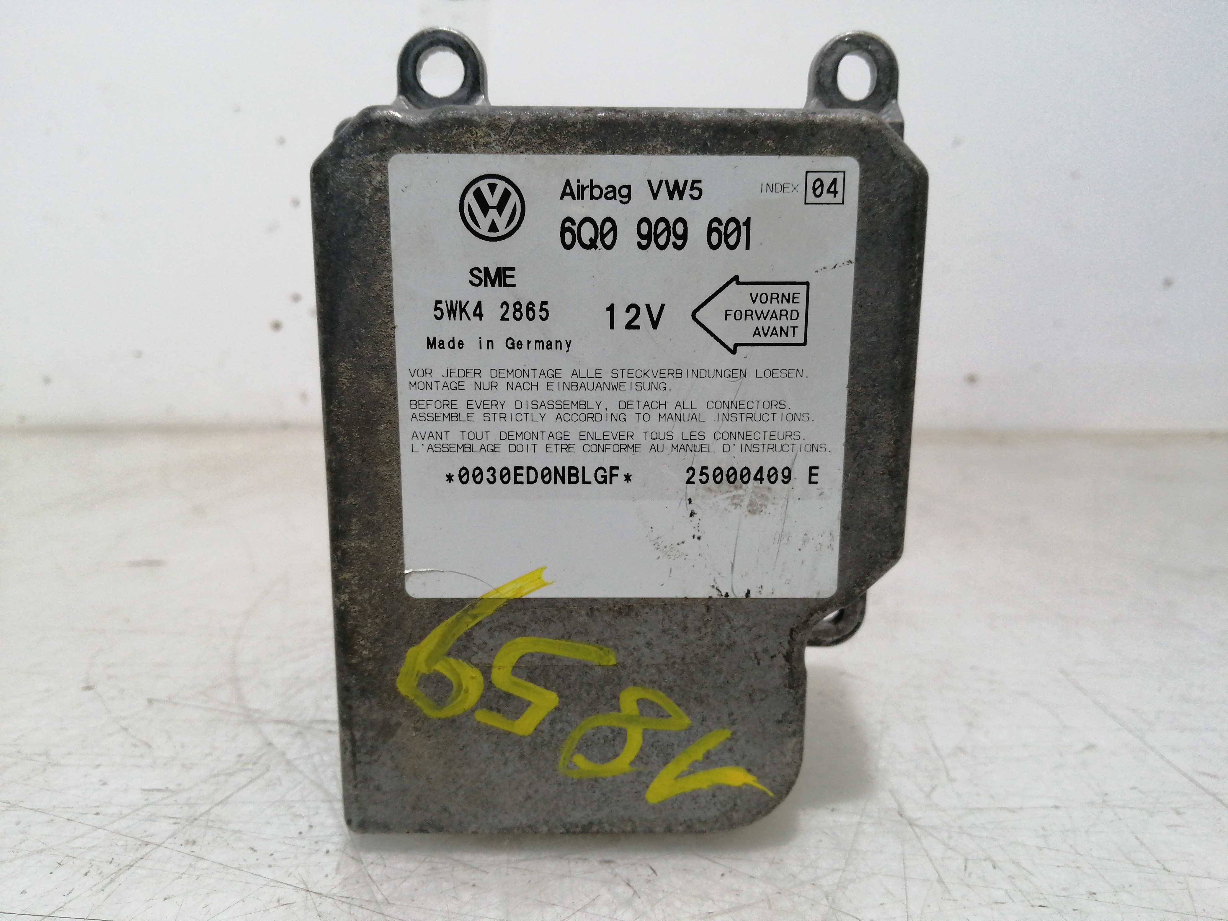 Centralita Airbags VOLKSWAGEN LUPO (6X1, 6E1) | 98 - 05 Imagem-2