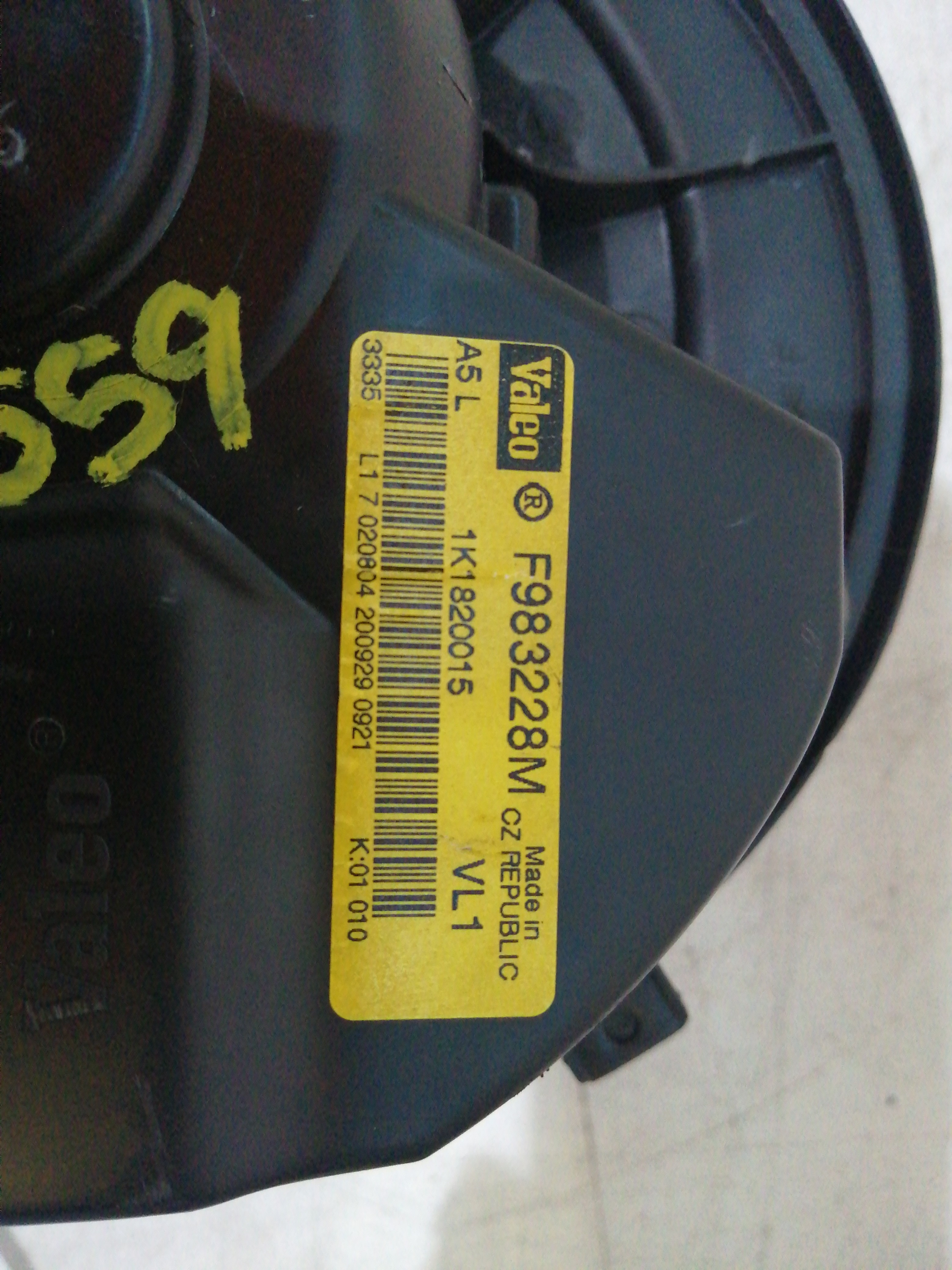Motor da Climatizaçao / Sofagem VOLKSWAGEN TOURAN (1T1, 1T2) | 03 - 10 Imagem-2