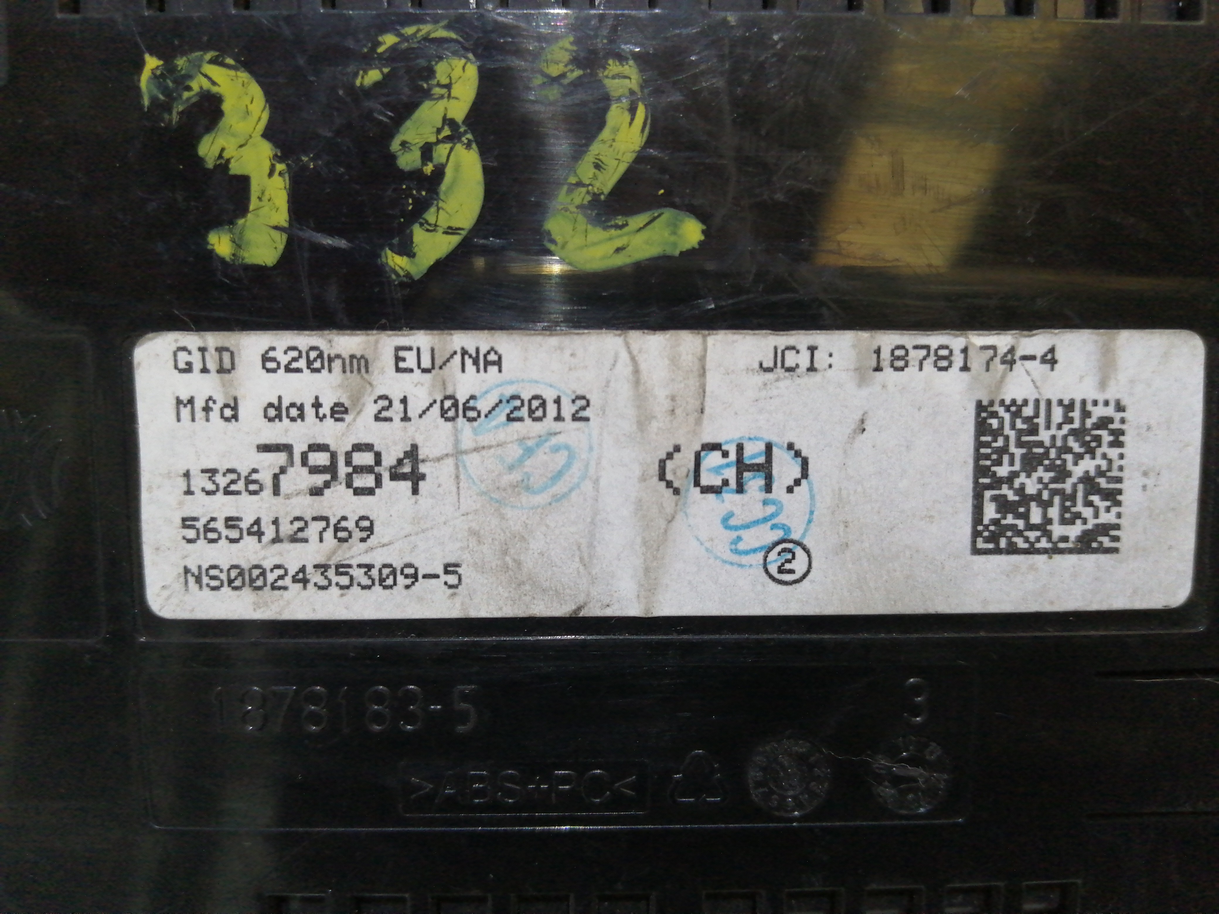Display Tablier Central OPEL ASTRA J (P10) | 09 - 15 Imagem-2