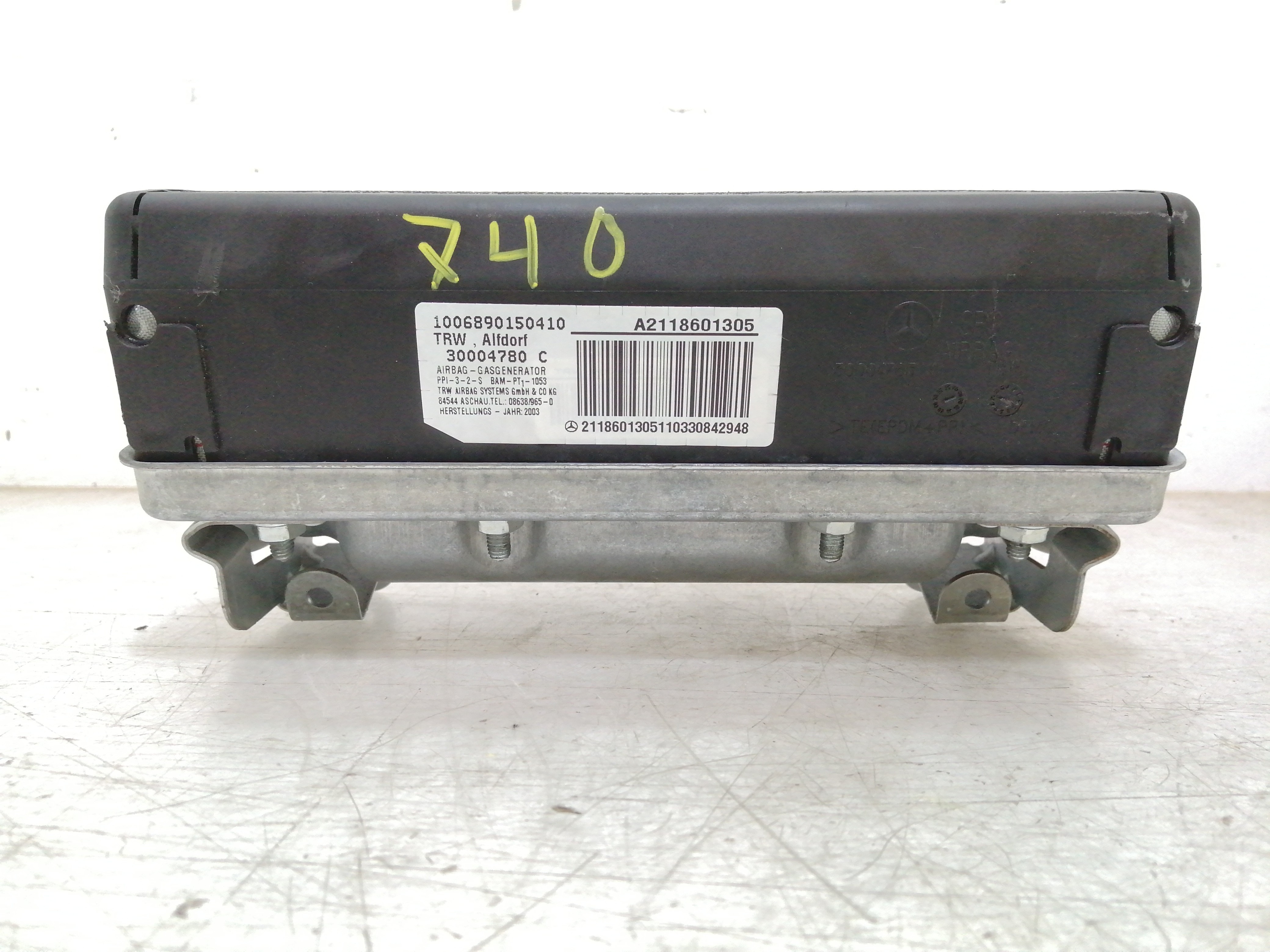 Airbag Passageiro MERCEDES-BENZ E-CLASS (W211) | 02 - 09 Imagem-2