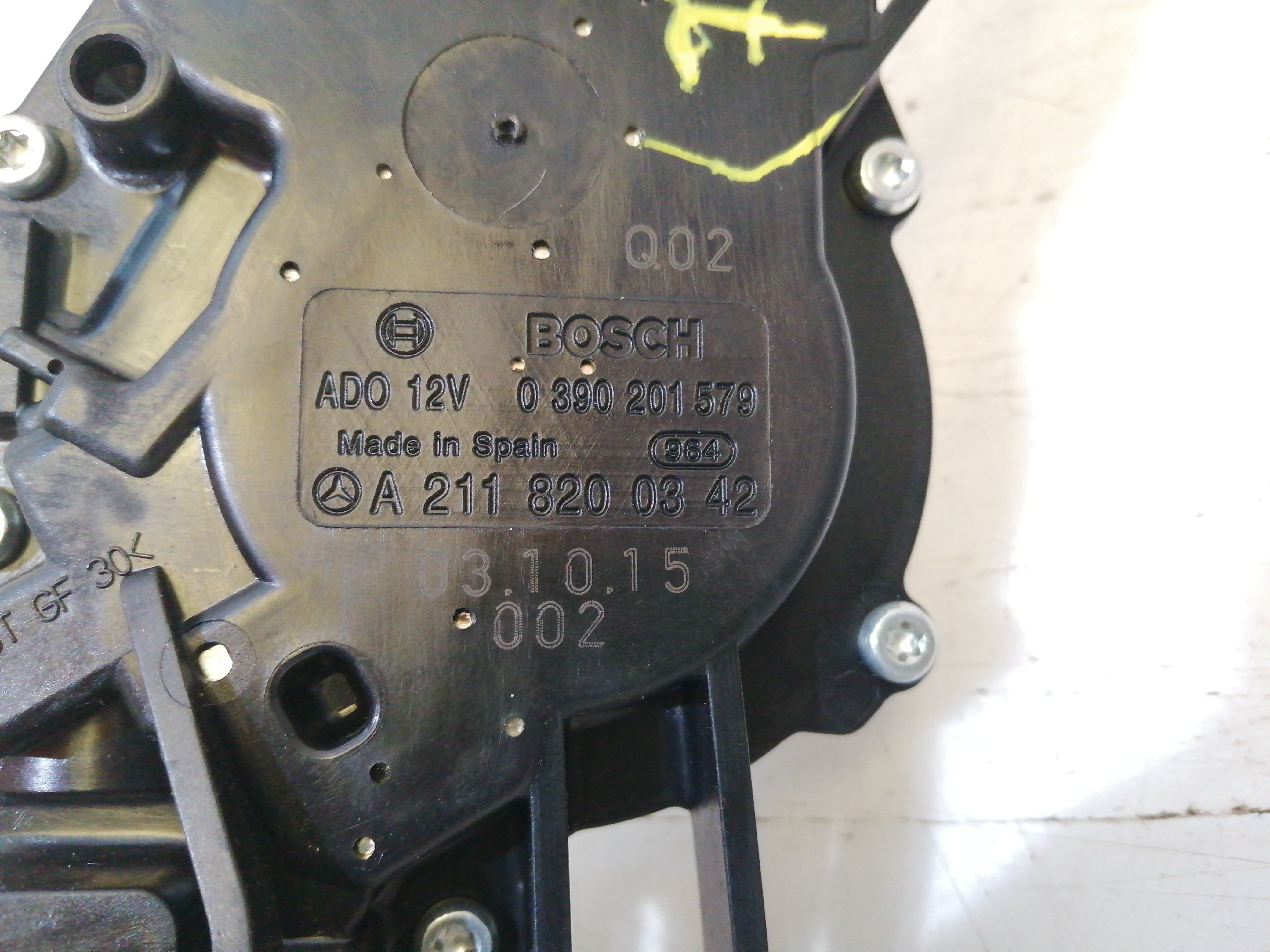 Motor Limpa Vidro Tras MERCEDES-BENZ E-CLASS (W211) | 02 - 09 Imagem-2