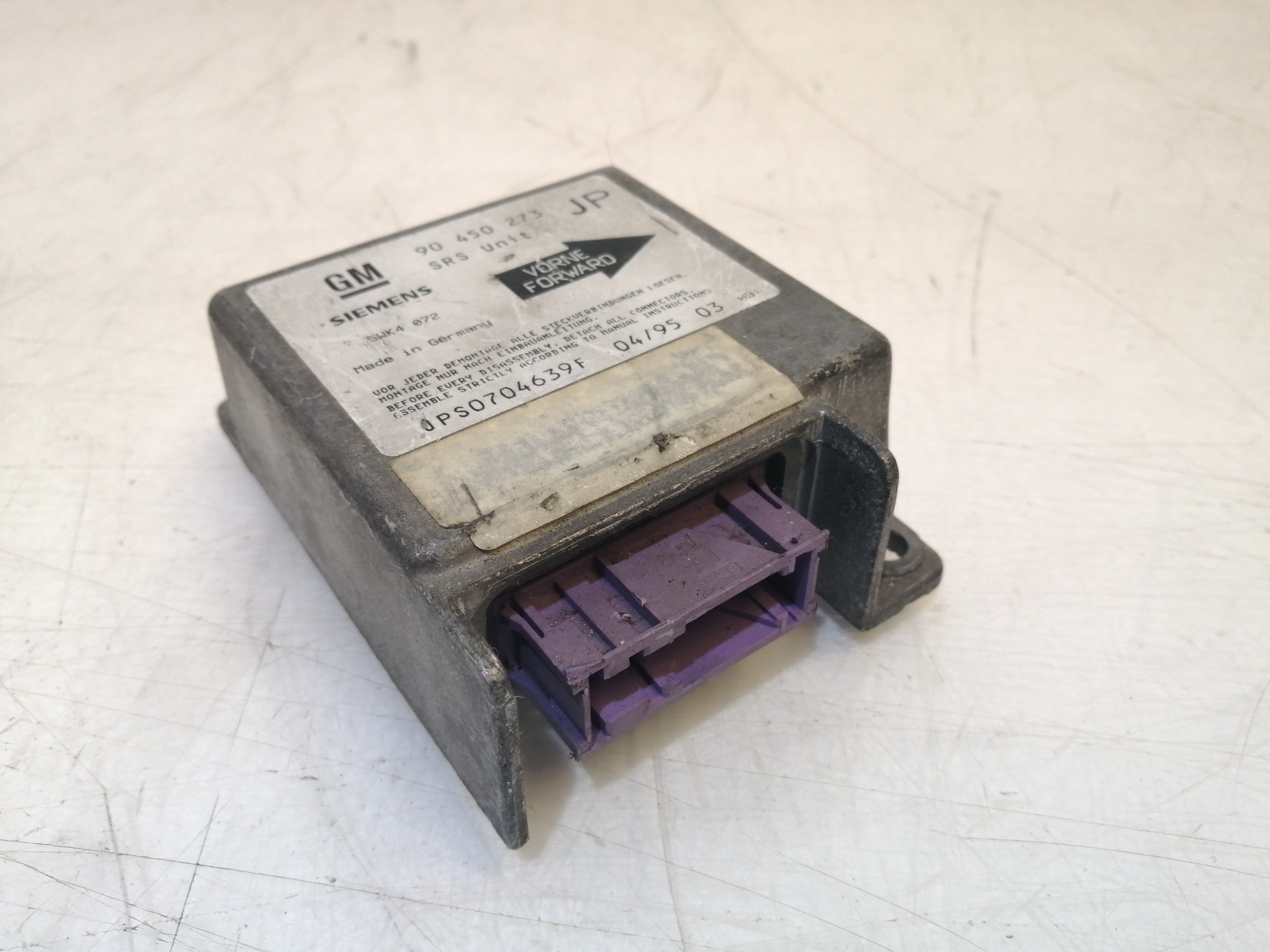 Centralina de Airbag OPEL ASTRA F Van (T92) | 91 - 99