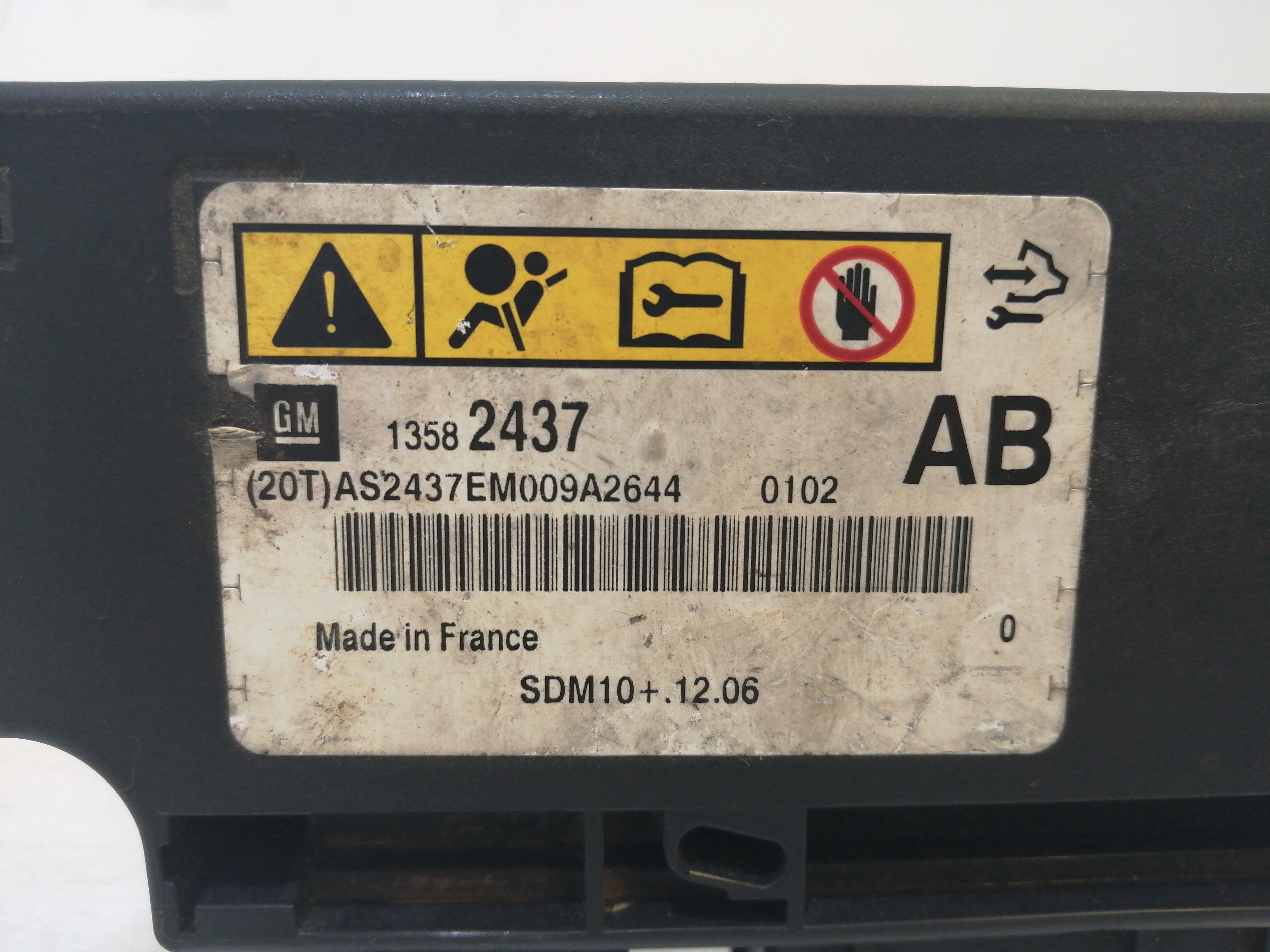 Centralina des coussins gonflables OPEL ASTRA J (P10) | 09 - 15 Imagem-1