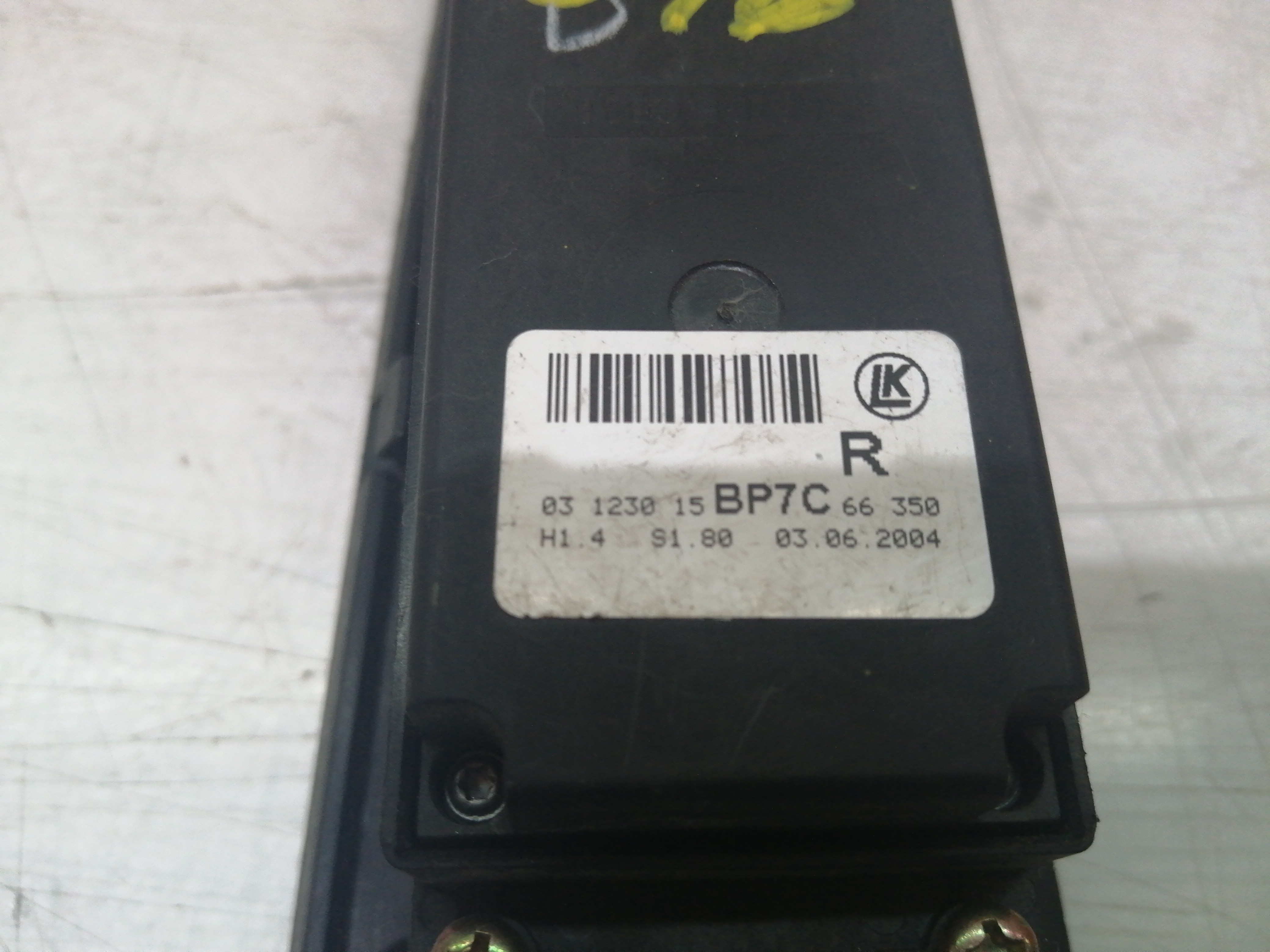 Interruptor Vidros Frente Esquerdo MAZDA 3 (BK) | 03 - 09 Imagem-2