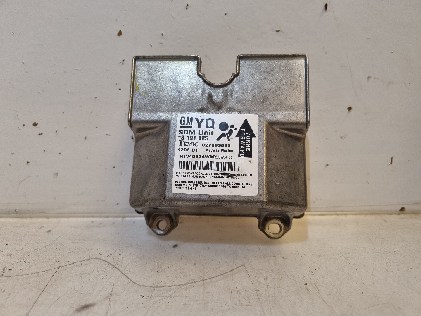 Centralina des coussins gonflables OPEL ASTRA H (A04) | 04 - 14