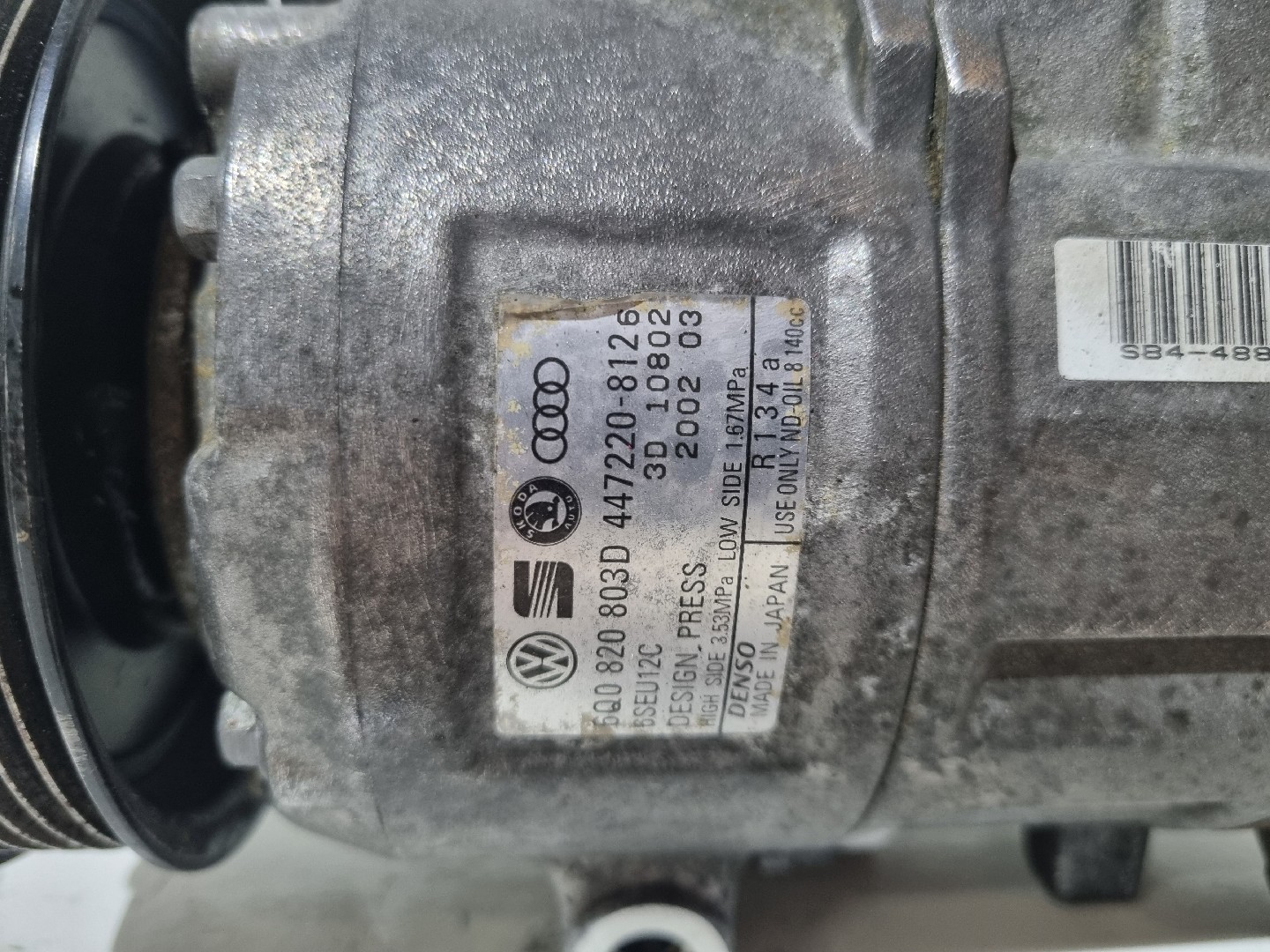 Compressor do Ar Condicionado VOLKSWAGEN POLO (9N_) | 01 - 14 Imagem-2