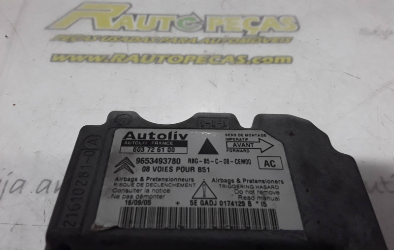 Centralita Airbags CITROEN C4 I (LC_) | 04 - 13 Imagem-2