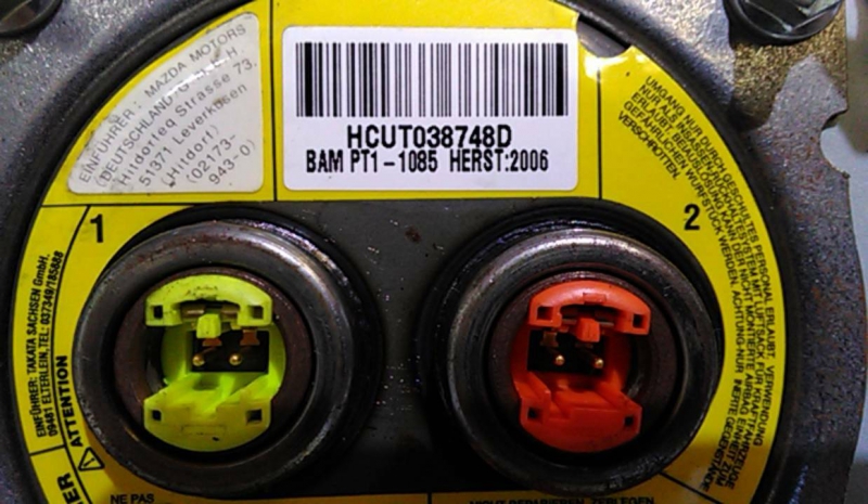 Airbag Volante MAZDA RX-8 (SE, FE) | 03 - 12 Imagem-2