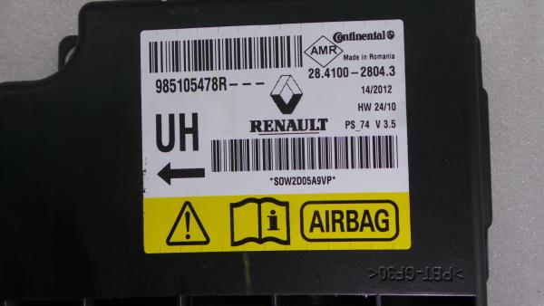 Centralina do Airbag RENAULT MEGANE III Hatchback (BZ0/1_) | 08 -
