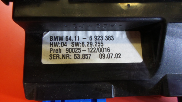 Comando Sofagem / Climatronic BMW 7 (E65, E66, E67) | 01 - 09