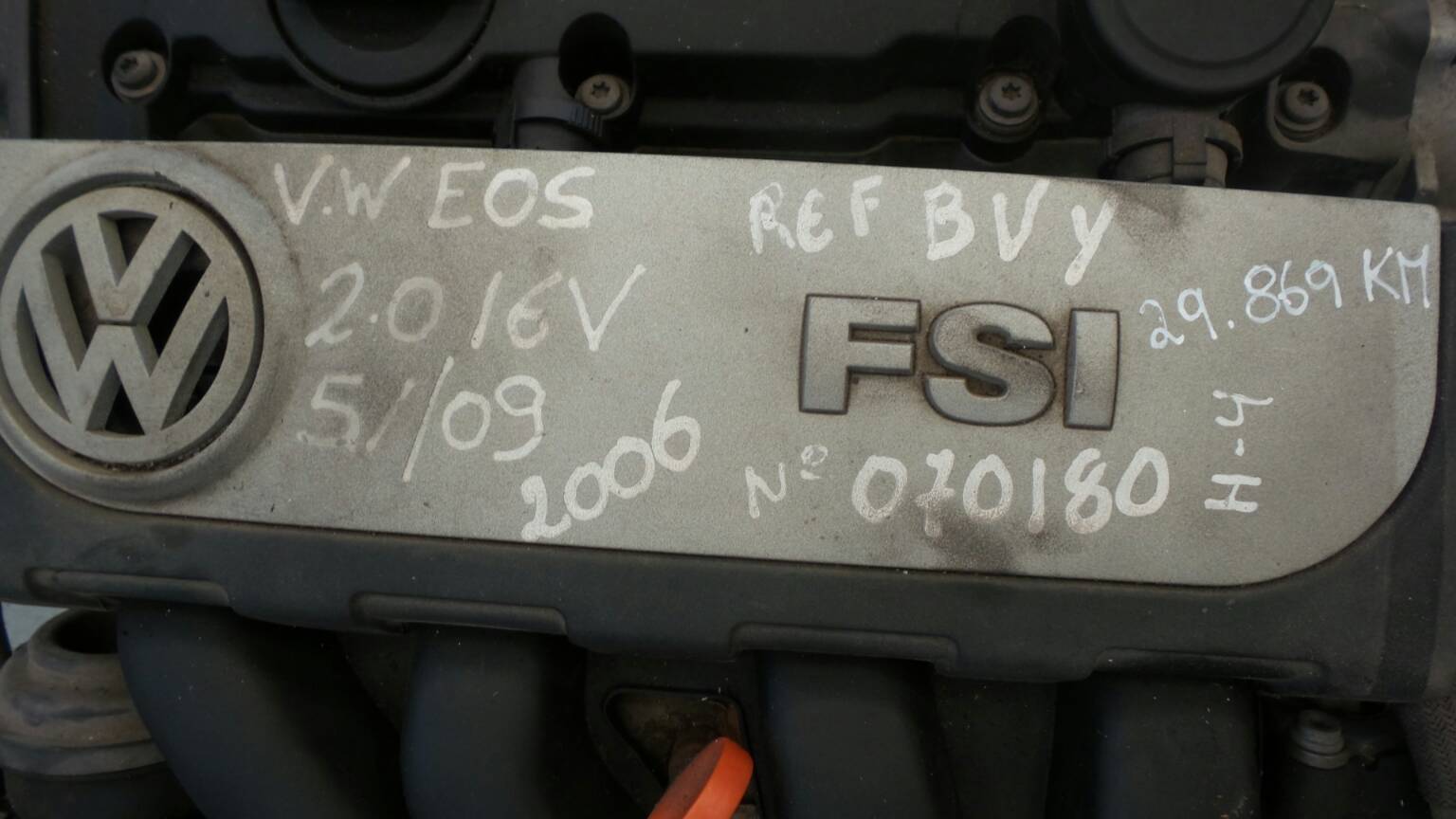 Motor VOLKSWAGEN EOS (1F7, 1F8) | 06 - 15