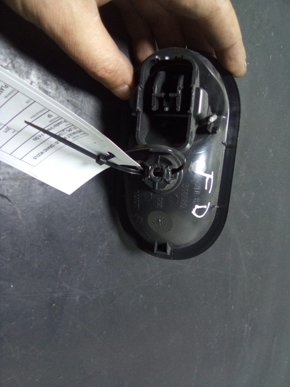 Puxador Interior Frt Dto RENAULT MODUS / GRAND MODUS (F/JP0_) | 04 -  Imagem-1