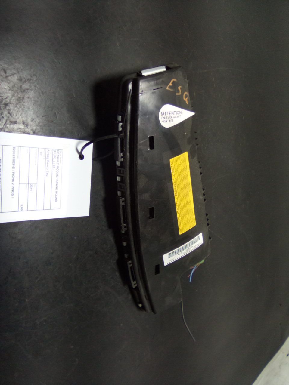 Airbag Banco Esq RENAULT - ID S_86708