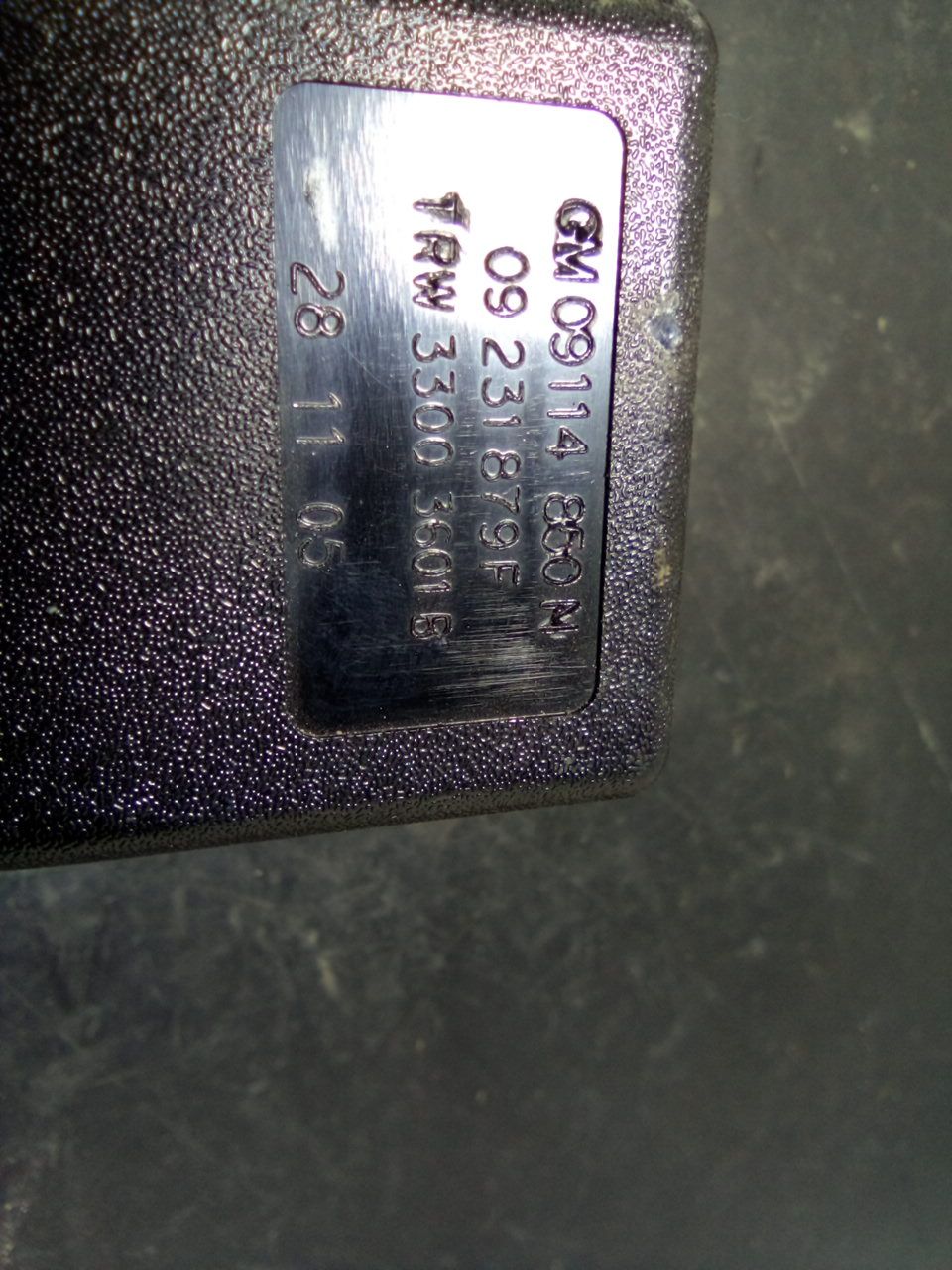 Engate Cinto Trás Dto OPEL CORSA C (X01) | 00 - 09 Imagem-1