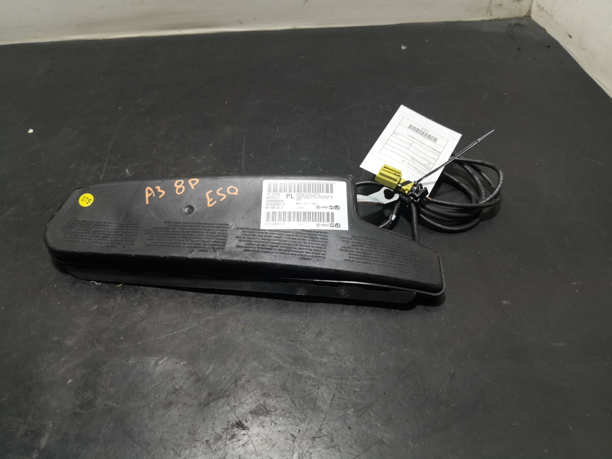 Airbag Banco Esq AUDI - ID S_88457