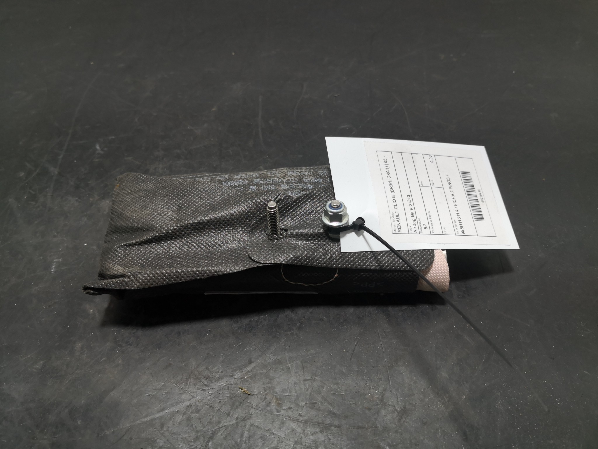 Airbag Banco Esq RENAULT CLIO III (BR0/1, CR0/1) | 05 -  Imagem-2