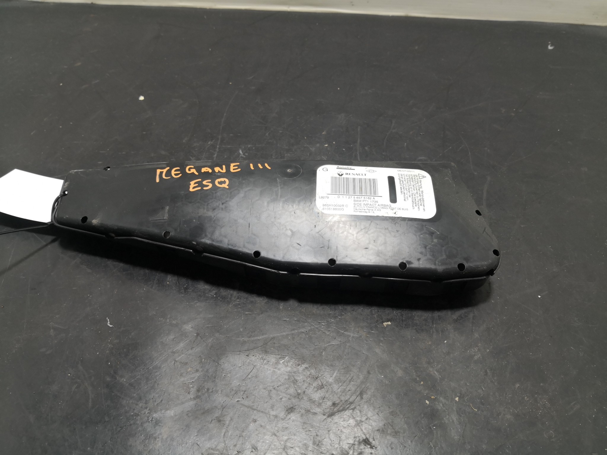 Airbag Banco Esq RENAULT - ID S_88440