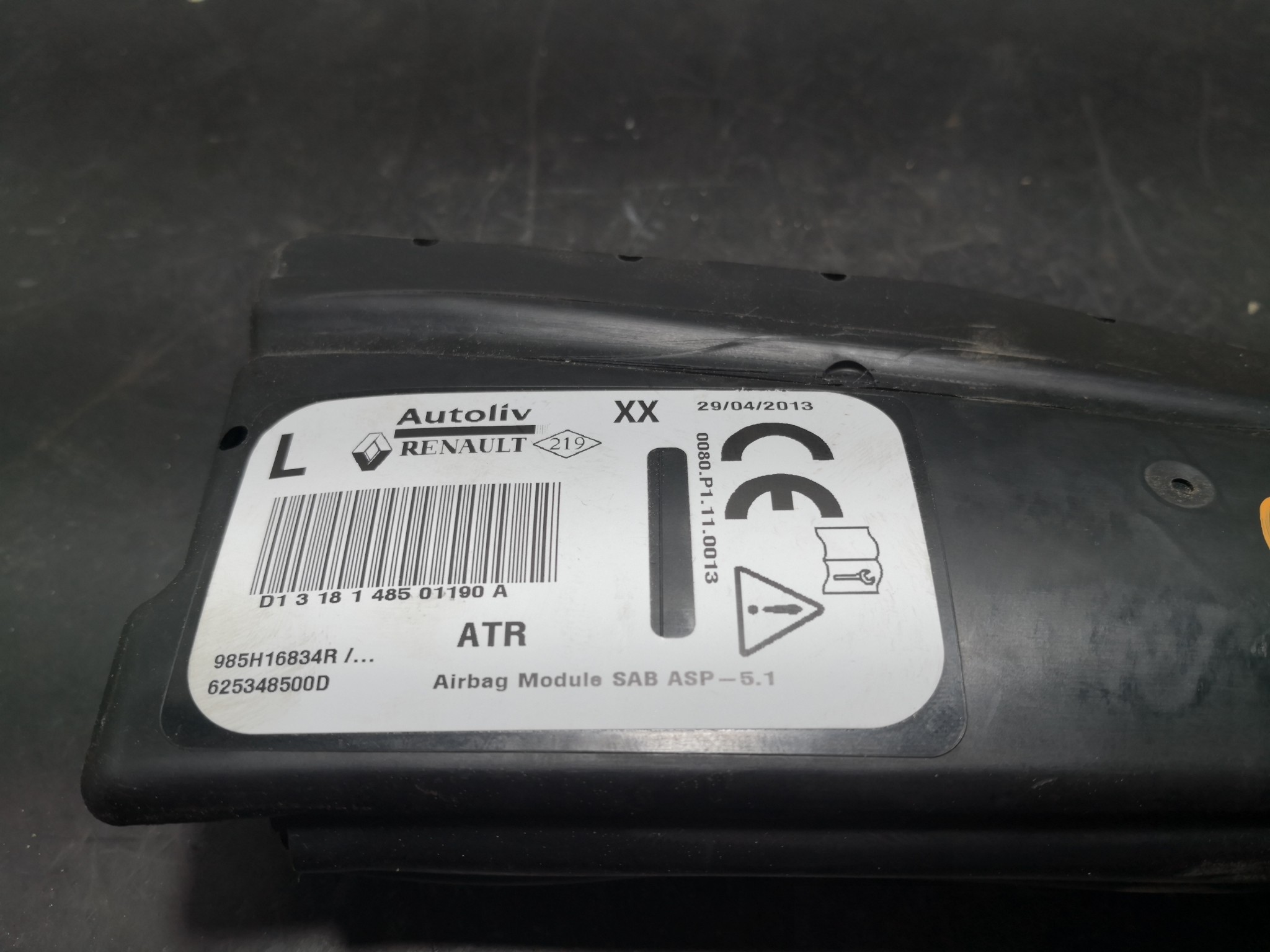 Airbag Banco Esq RENAULT CLIO IV (BH_) | 12 -  Imagem-1