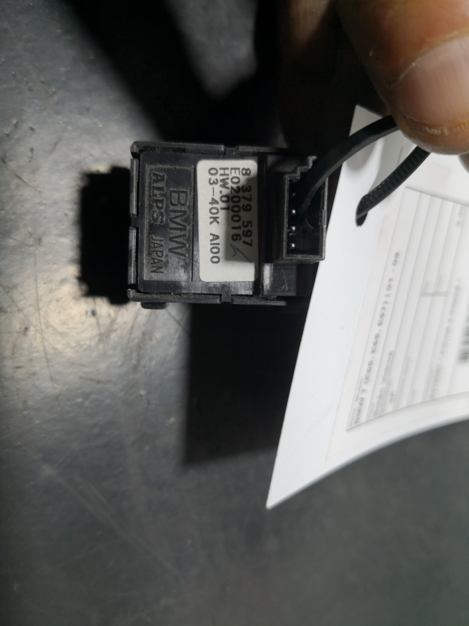 Botão Vidros BMW 7 (E65, E66, E67) | 01 - 09 Imagem-2