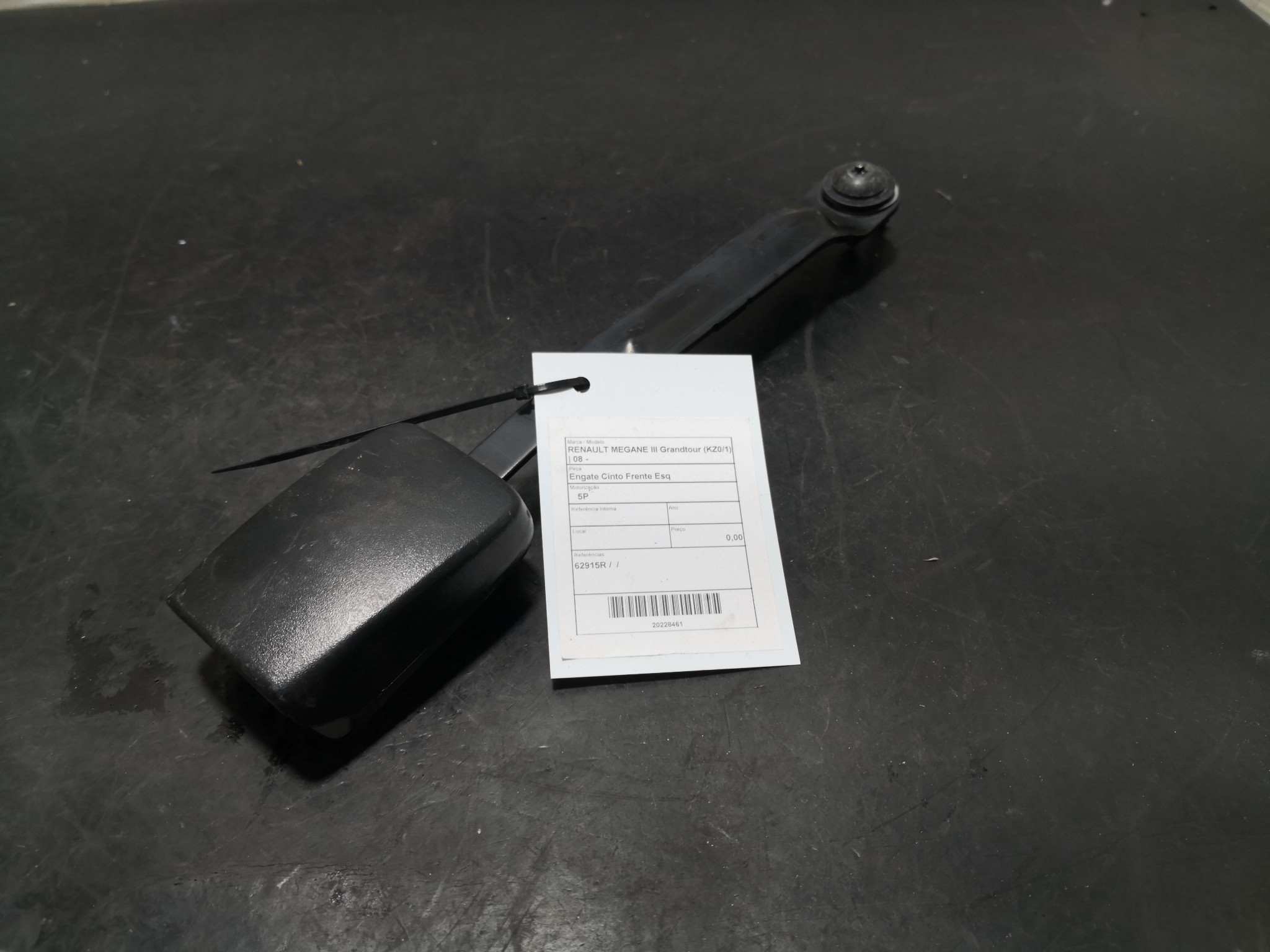 Engate Cinto Frente Esq RENAULT MEGANE III Grandtour (KZ0/1) | 08 -  Imagem-1
