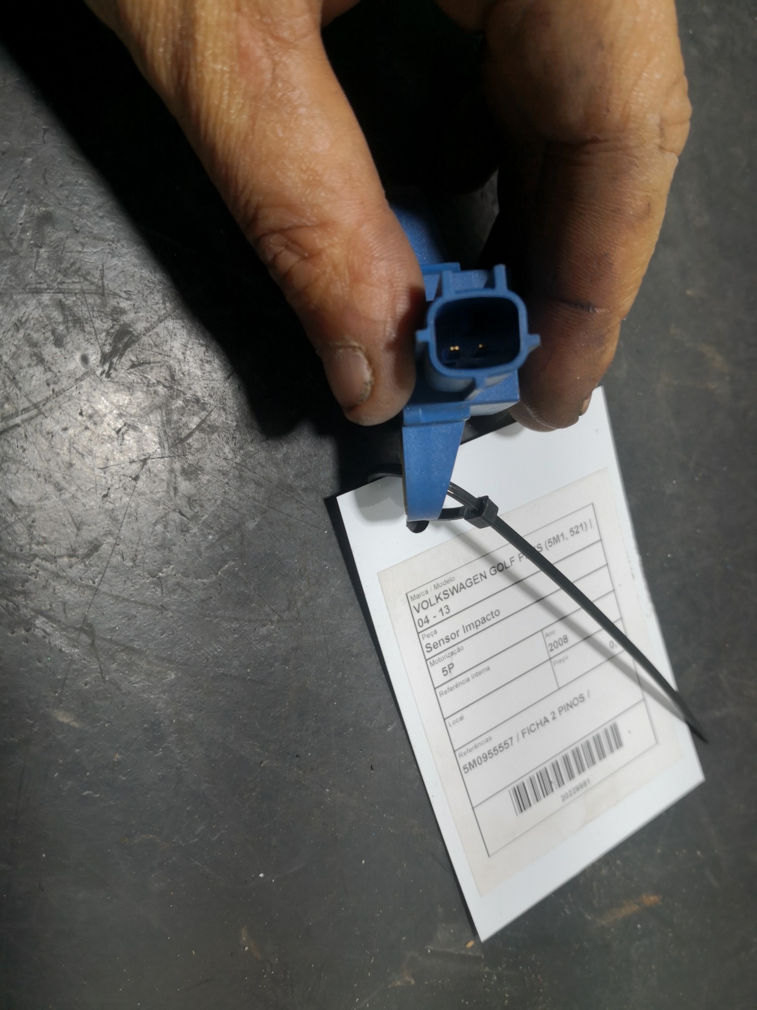 Sensor Impacto VOLKSWAGEN GOLF PLUS (5M1, 521) | 04 - 13 Imagem-2