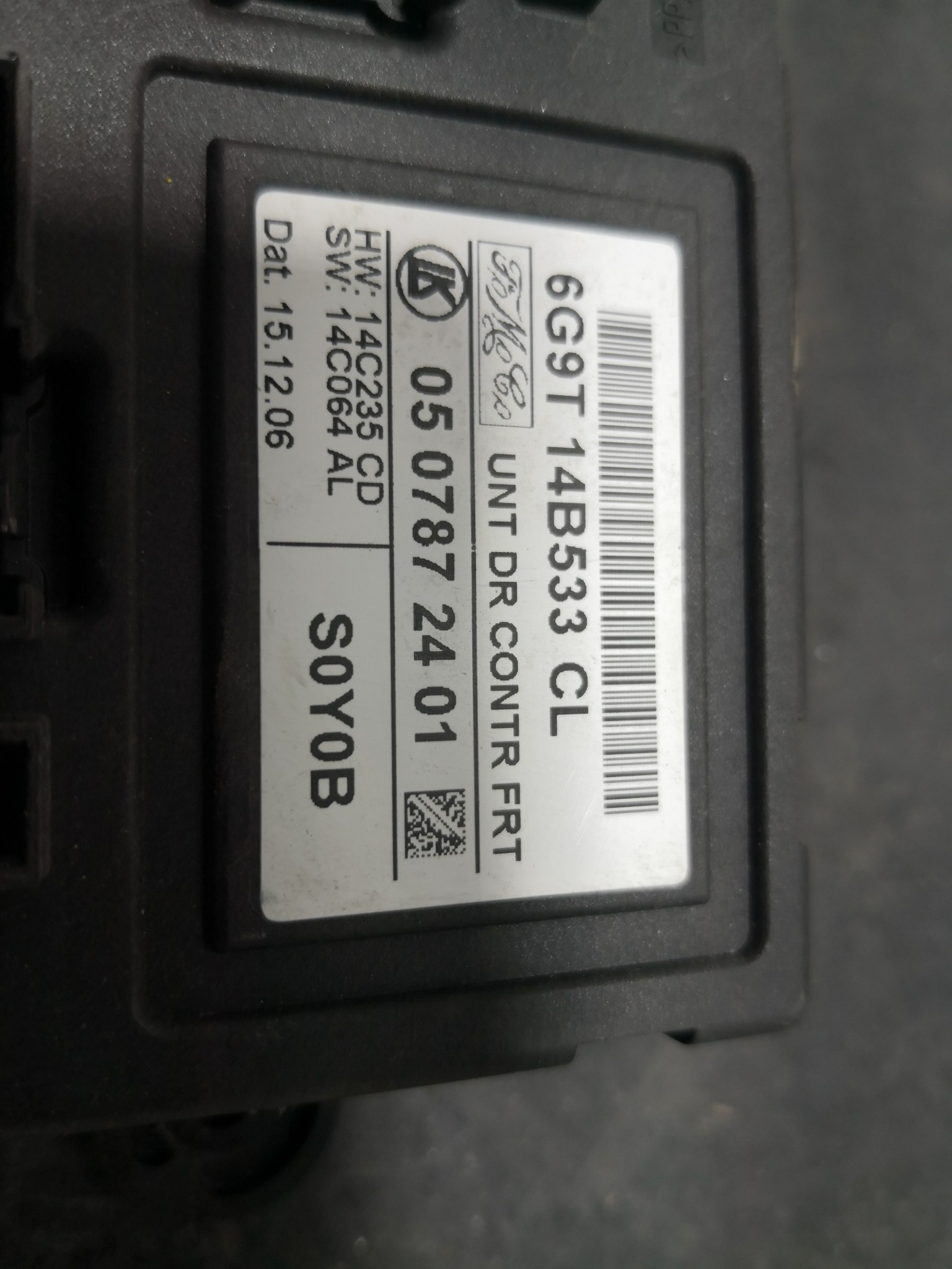 Módulo Porta Frente Esq FORD S-MAX (WA6) | 06 - 14 Imagem-1