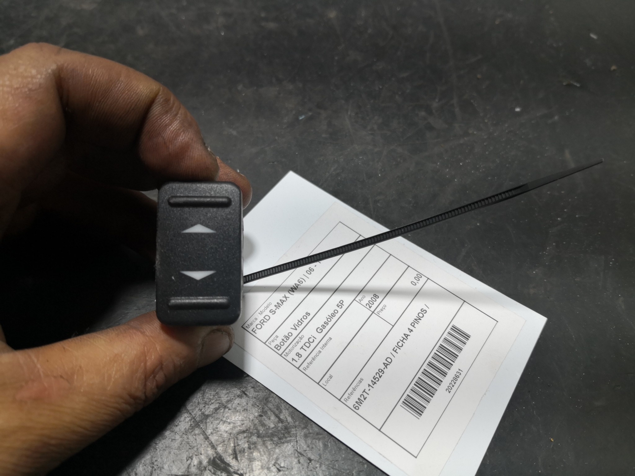 Botão Vidros FORD - ID S_88630