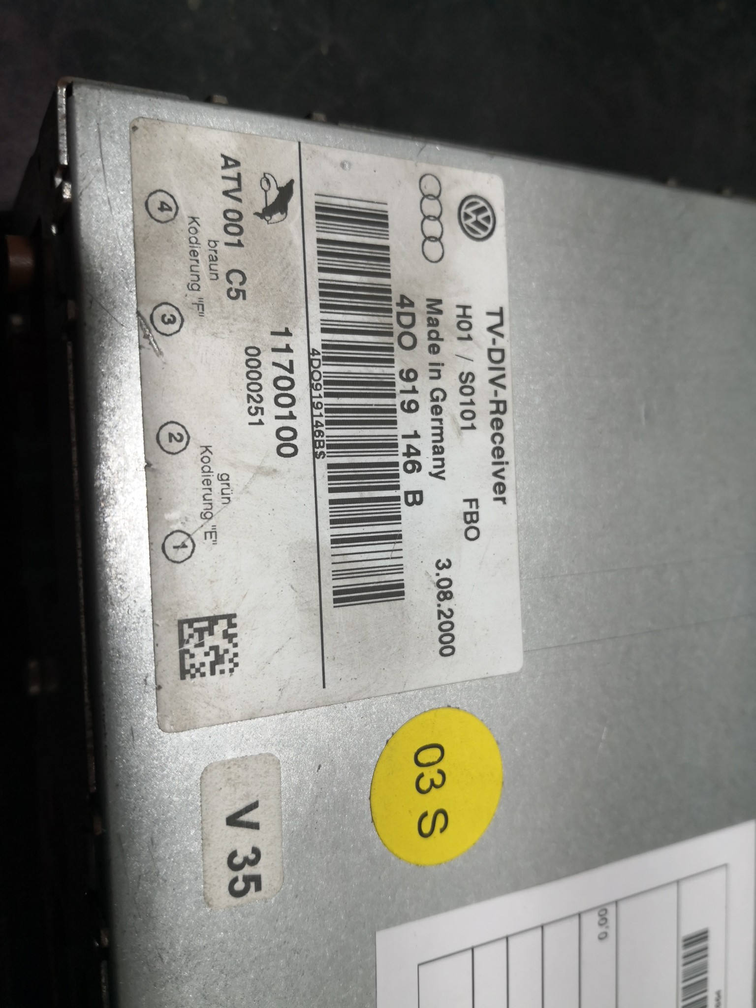 Modulo de Navegação AUDI A4 (8E2, B6) | 00 - 05 Imagem-1