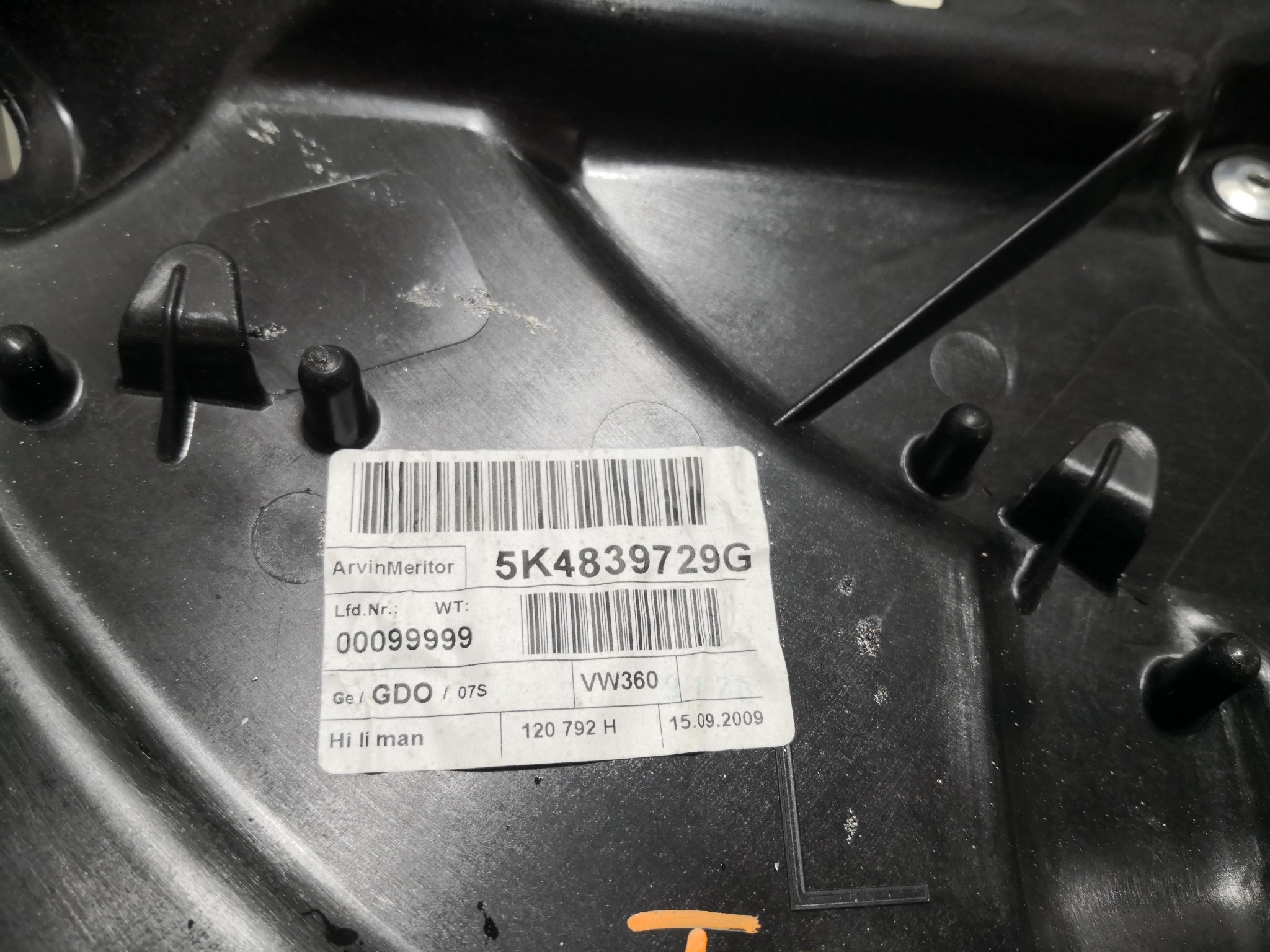 Elevador Trás Esq VOLKSWAGEN GOLF VI (5K1) | 08 - 14 Imagem-1