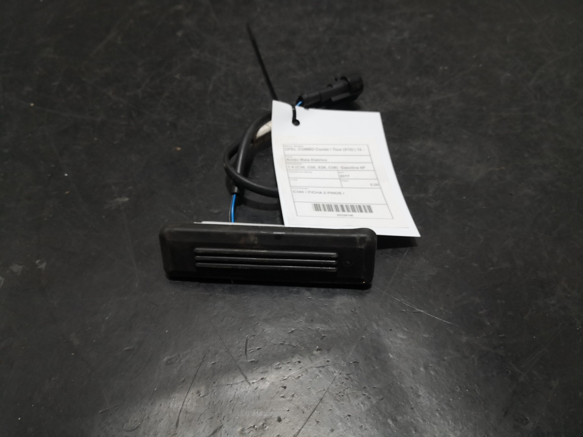 Botão Mala Eletrico OPEL - ID S_88747