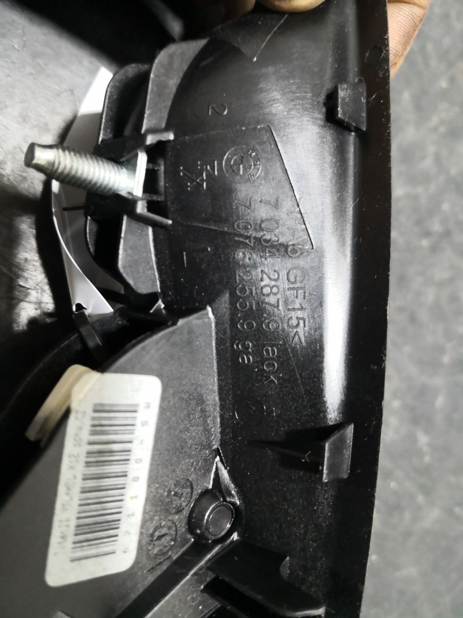 Puxador Interior Frt Esq BMW 5 Touring (E61) | 04 - 10 Imagem-1