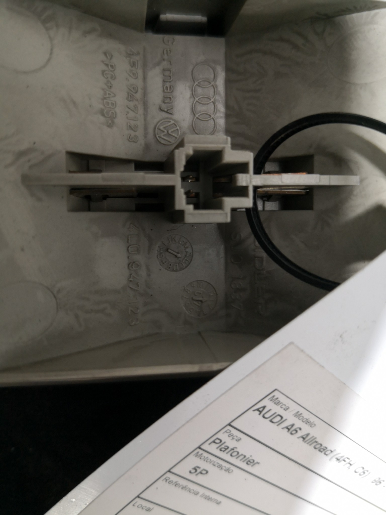 Plafonier  AUDI A6 Allroad (4FH, C6) | 06 - 11 Imagem-4